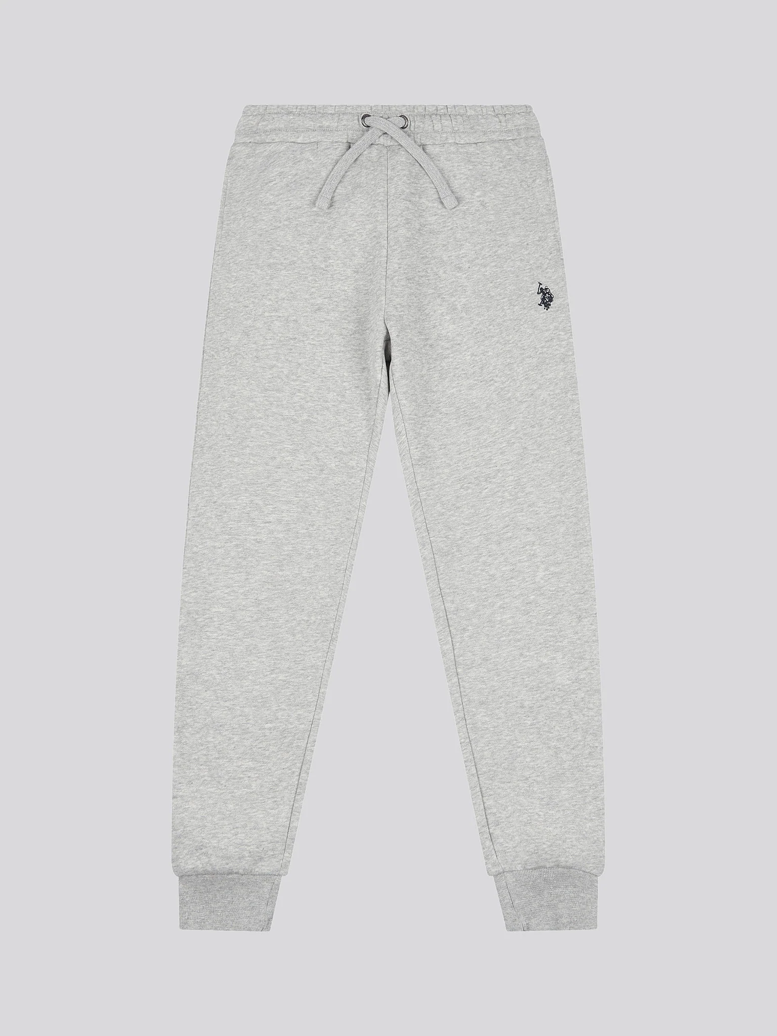 Boys Double Horsemen Joggers in Mid Grey Marl - Image 5