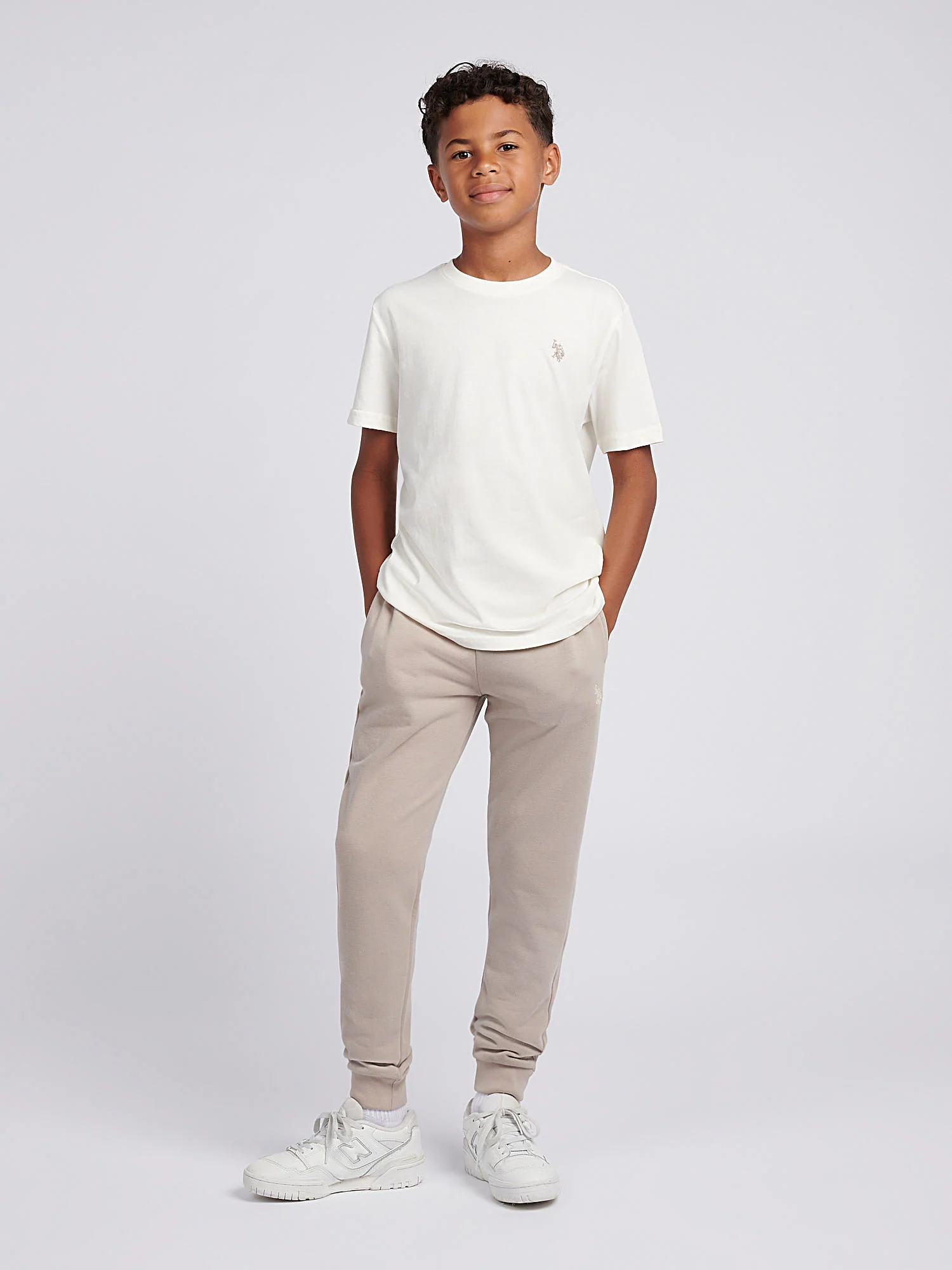 Boys Double Horsemen Loopback Jogger Atmosphere - Image 3