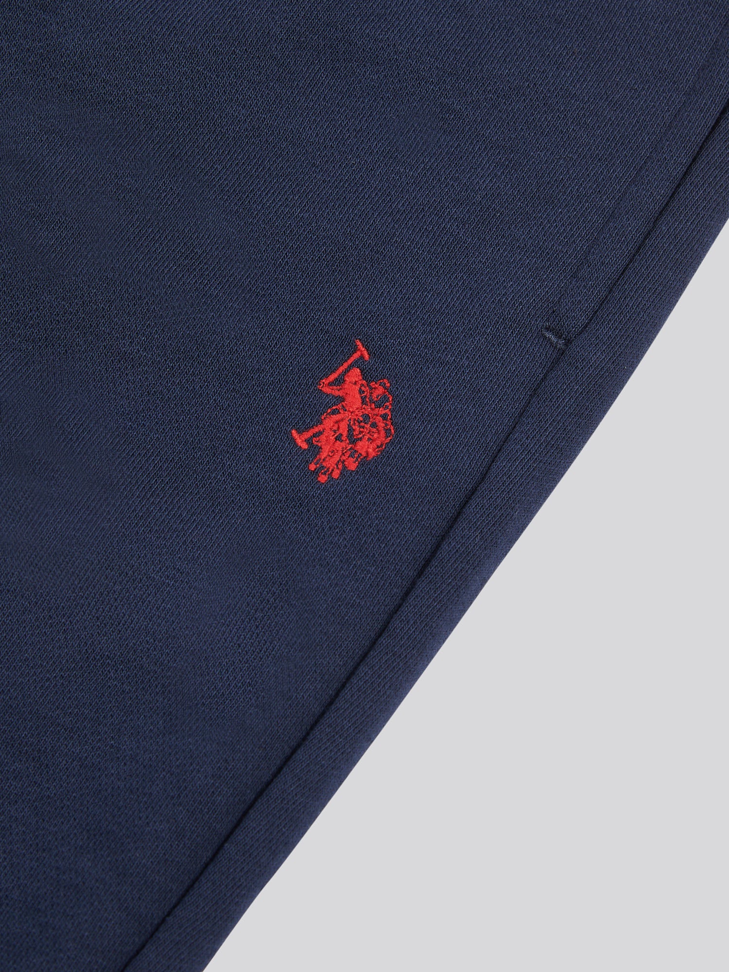Boys Double Horsemen Loopback Jogger Dark Sapphire Navy / Haute Red DHM - Image 7