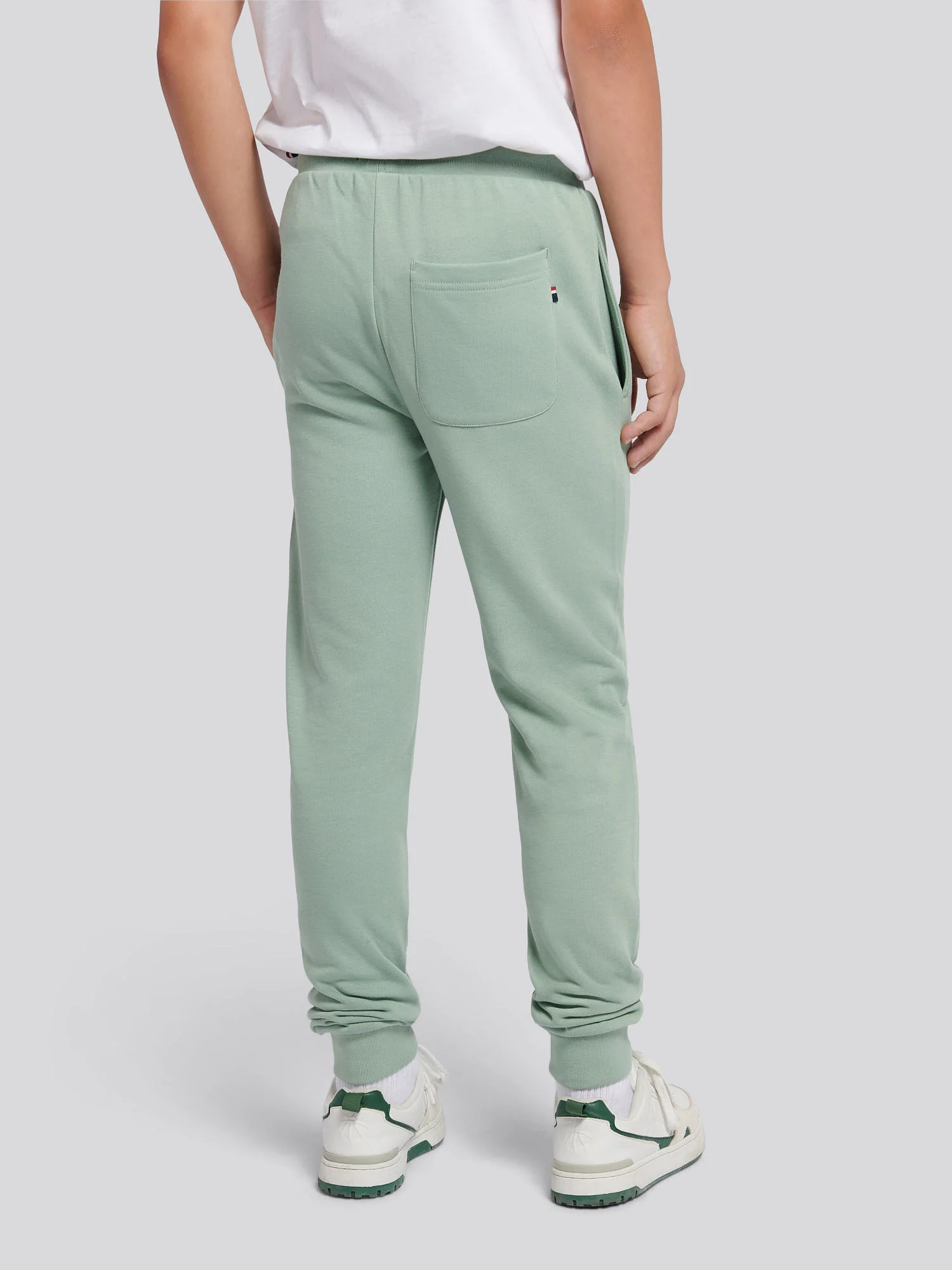 Boys Double Horsemen Loopback Jogger Iceberg Green - Image 4