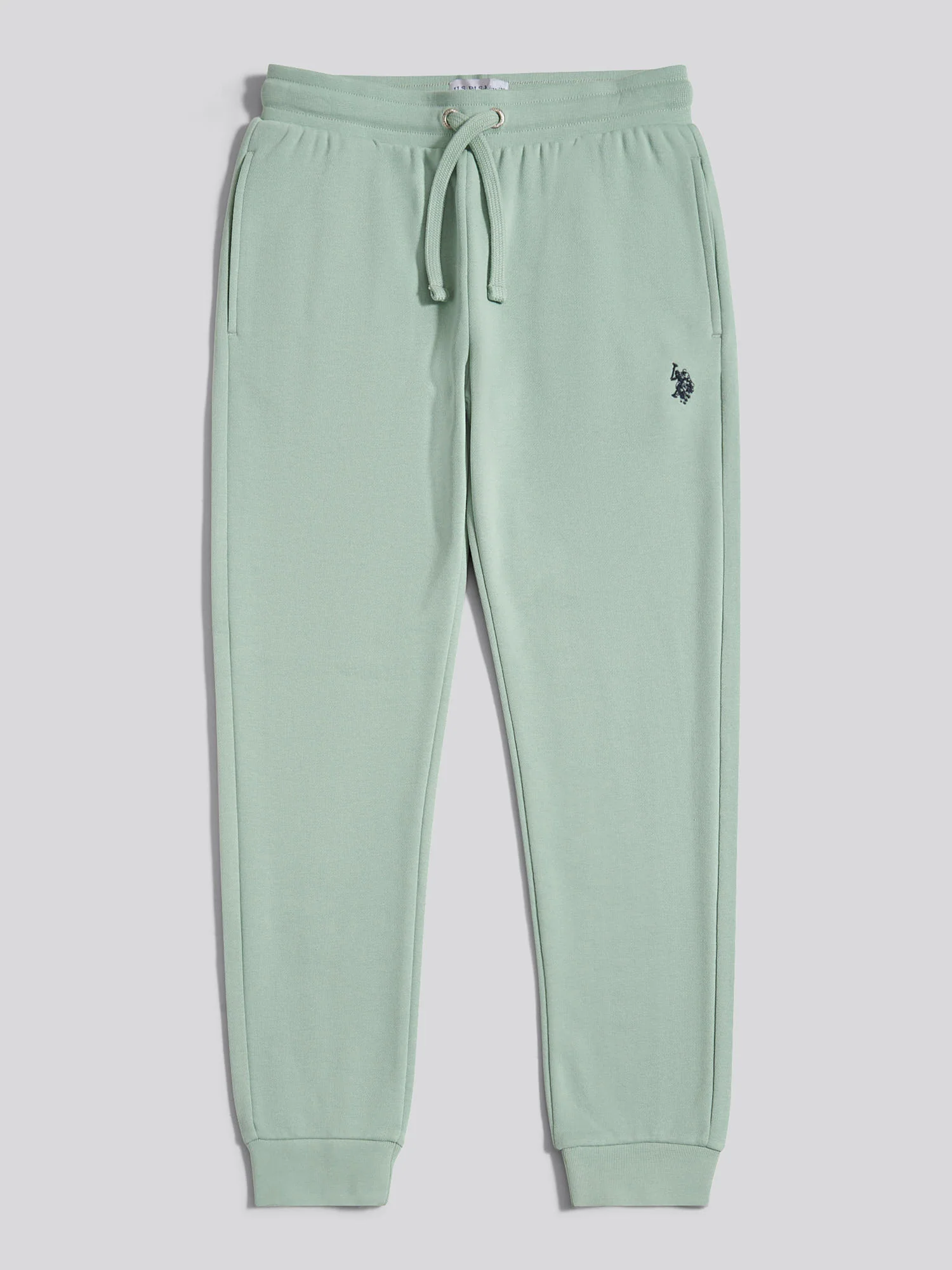 Boys Double Horsemen Loopback Jogger Iceberg Green - Image 5