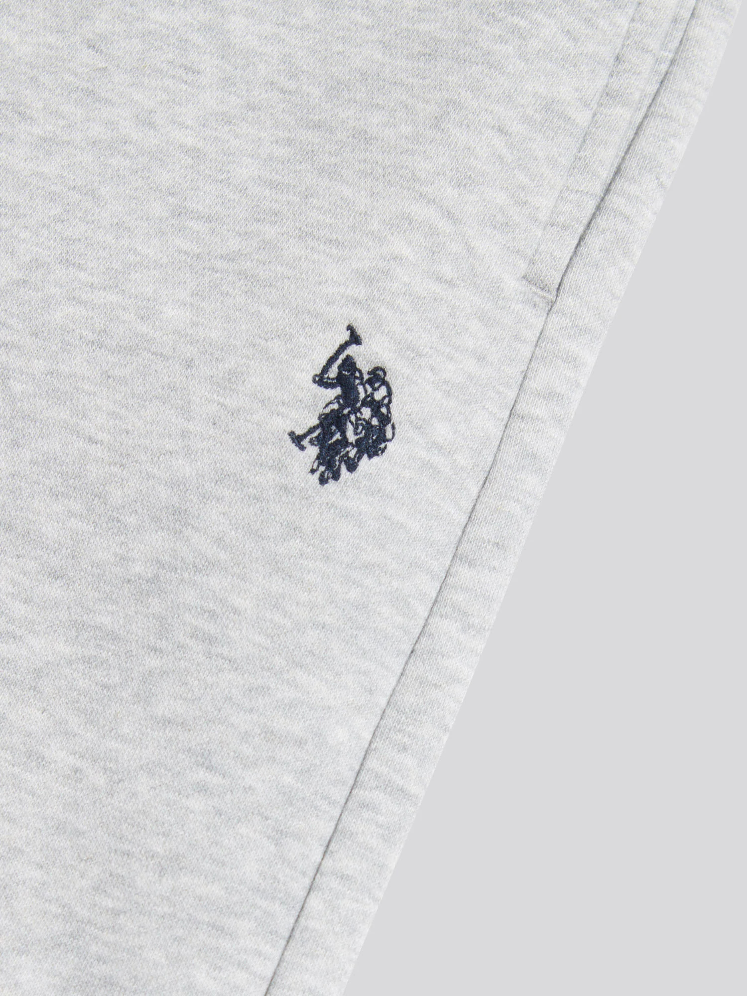 Boys Double Horsemen Loopback Jogger Mid Grey Marl - Image 8