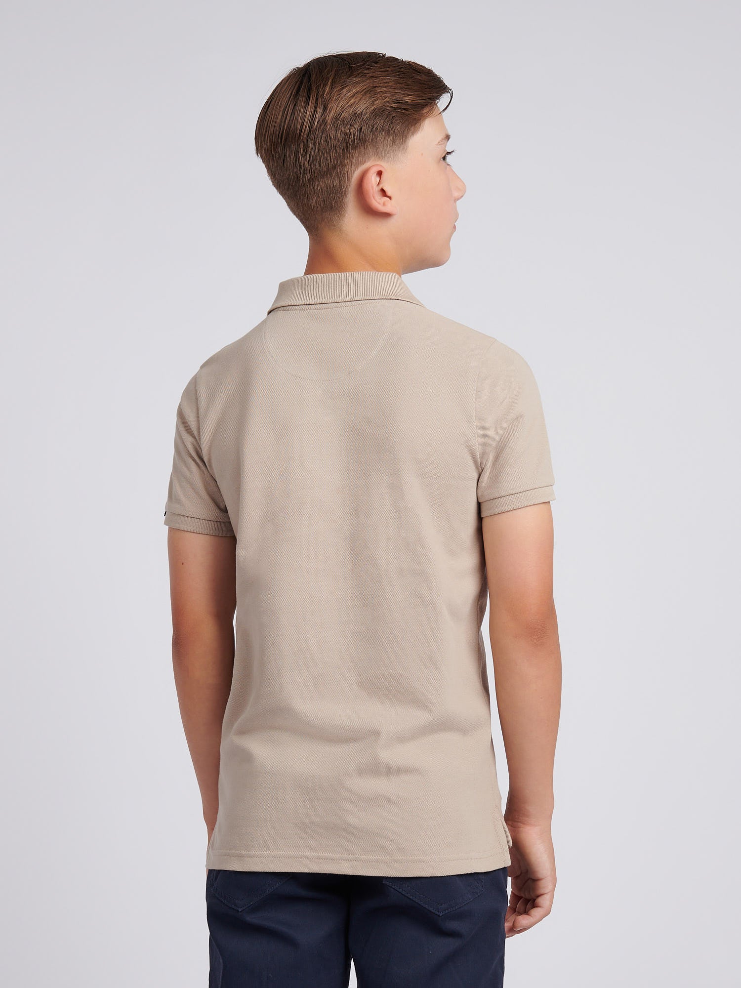 Boys Double Horsemen Polo Shirt Atmosphere - Image 4
