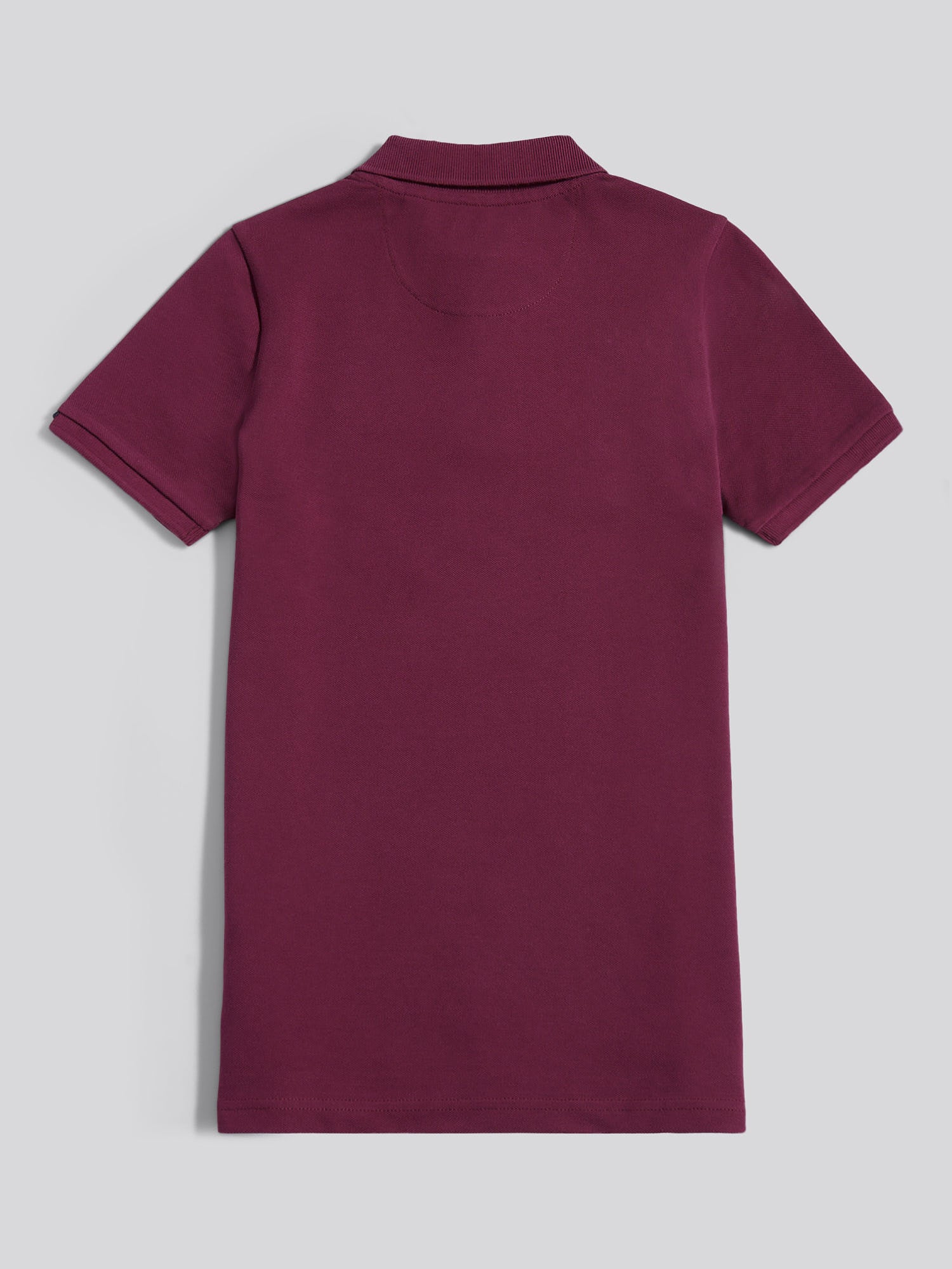 Boys Double Horsemen Polo Shirt Grape Wine - Image 6