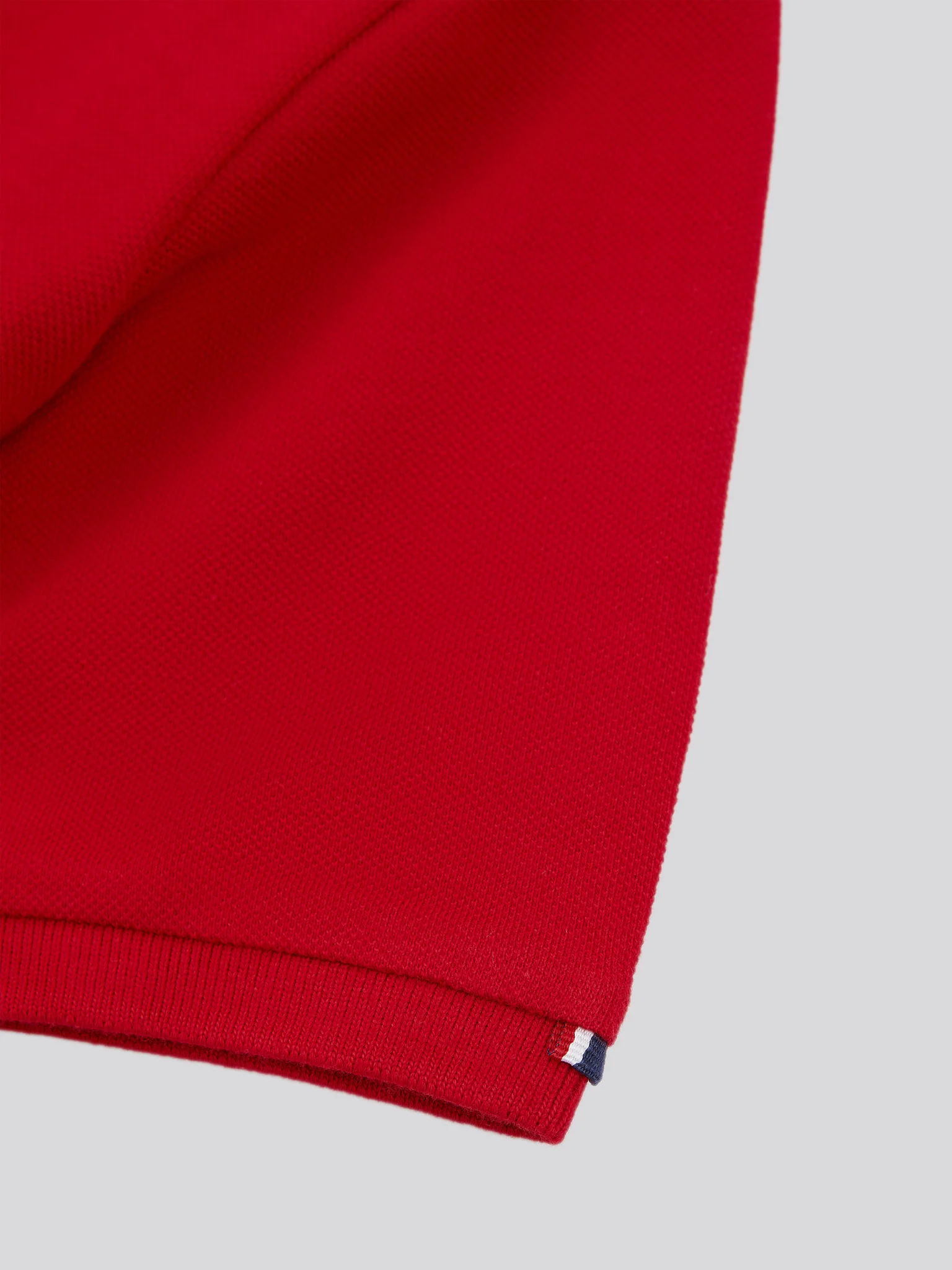Boys Double Horsemen Polo Shirt in Haute Red - Image 8