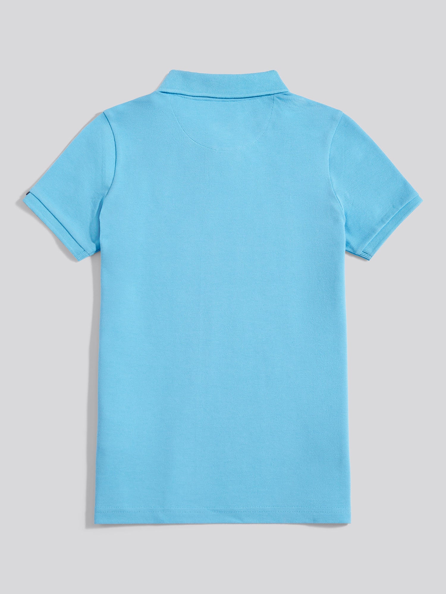 Boys Double Horsemen Polo Shirt Heritage Blue - Image 6