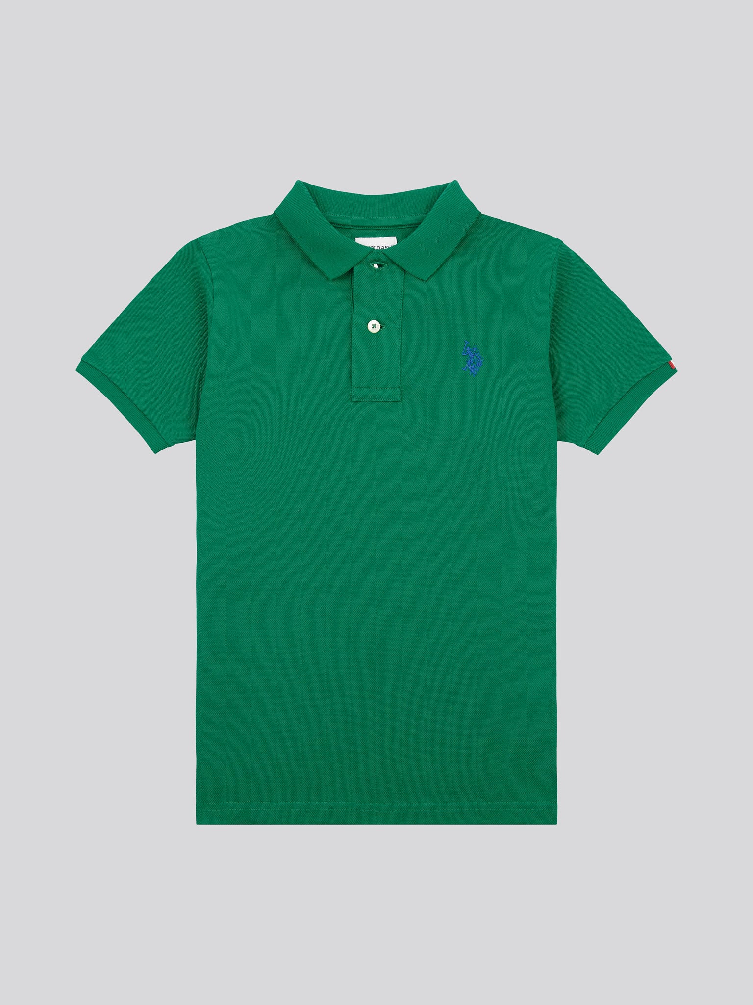 Boys Double Horsemen Polo Shirt in Lush Meadow - Image 5