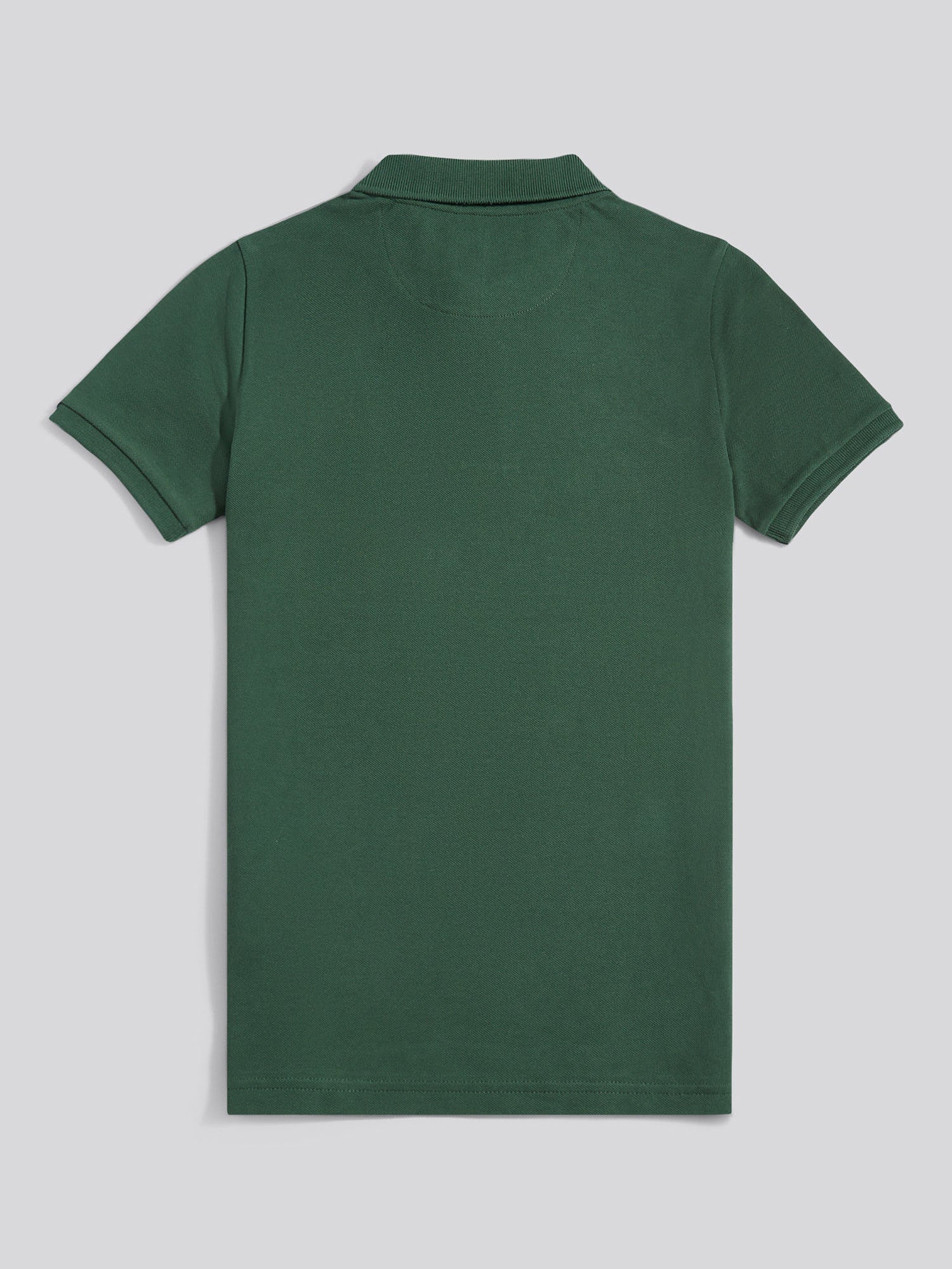 Boys Double Horsemen Polo Shirt Pineneedle - Image 6