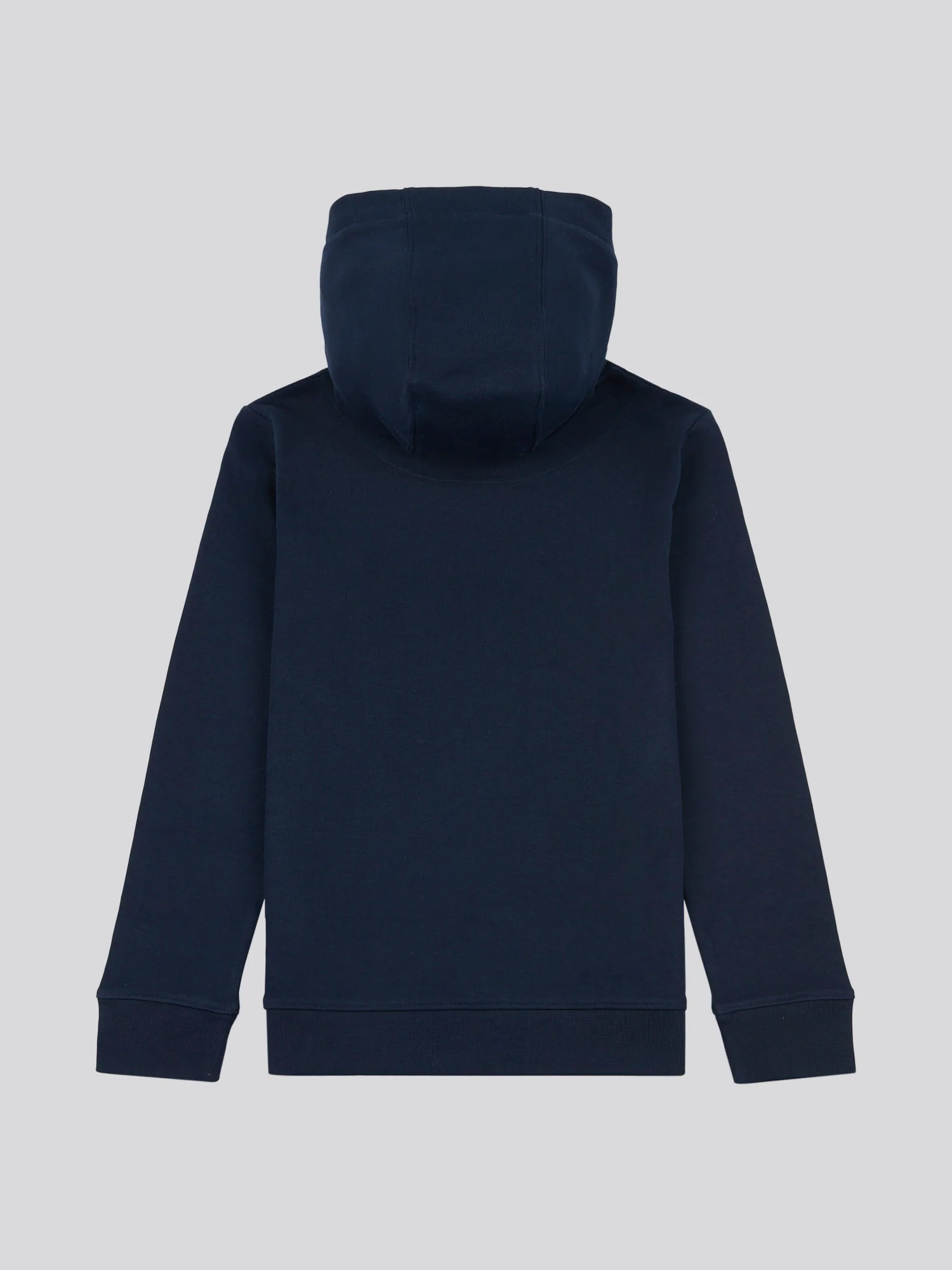 Boys Double Horsemen Statement Hoodie in Dark Sapphire Navy - Image 6