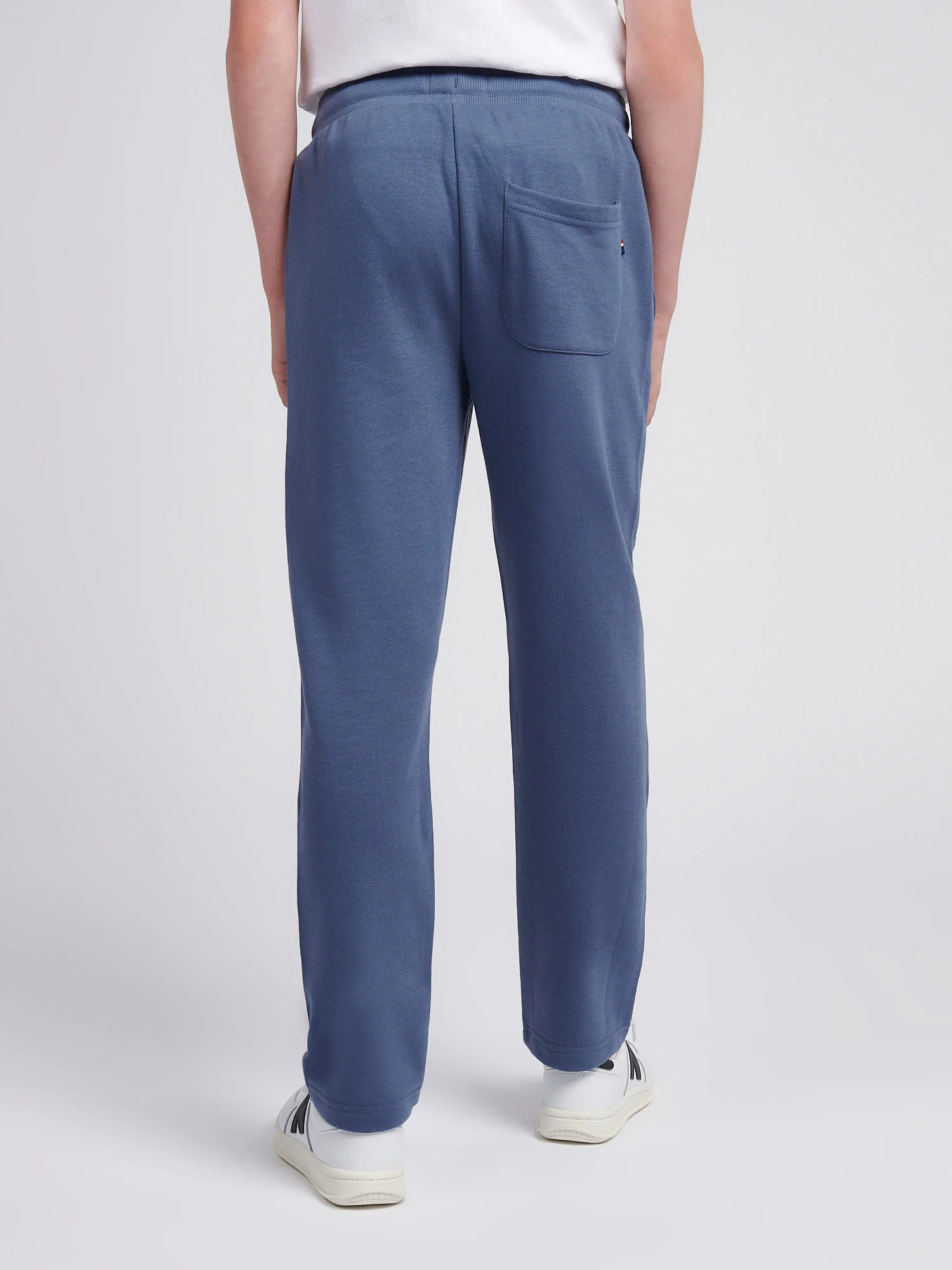 Boys Double Horsemen Straight Leg Jogger in Vintage Indigo - Image 4