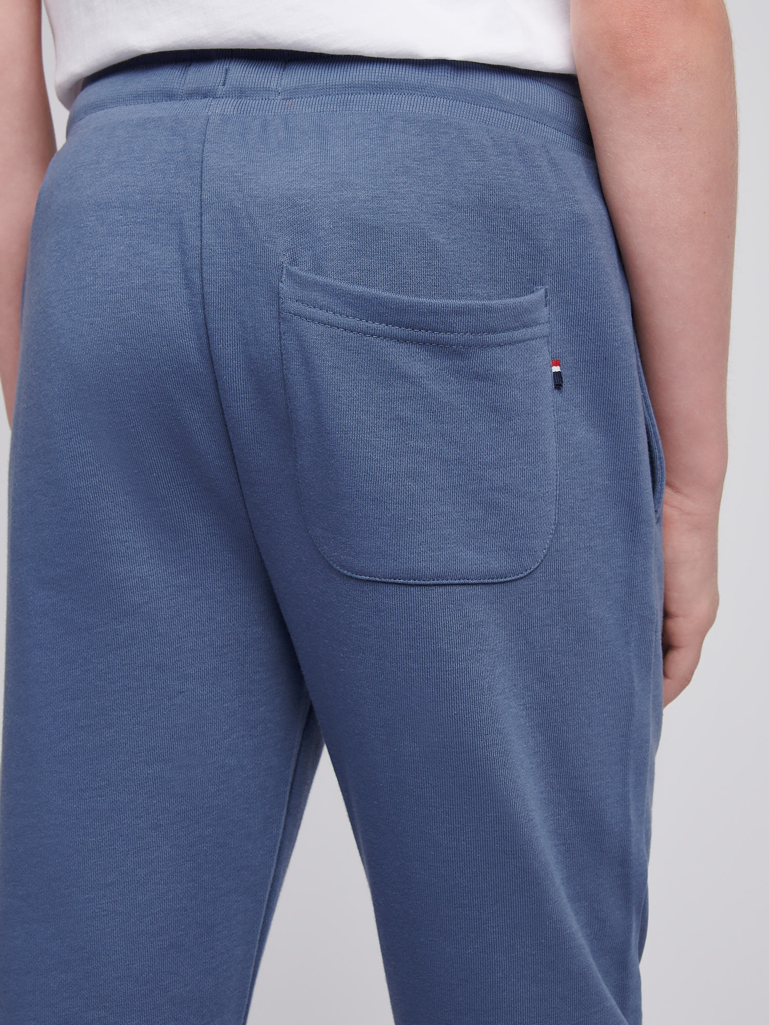 Boys Double Horsemen Straight Leg Jogger in Vintage Indigo - Image 5