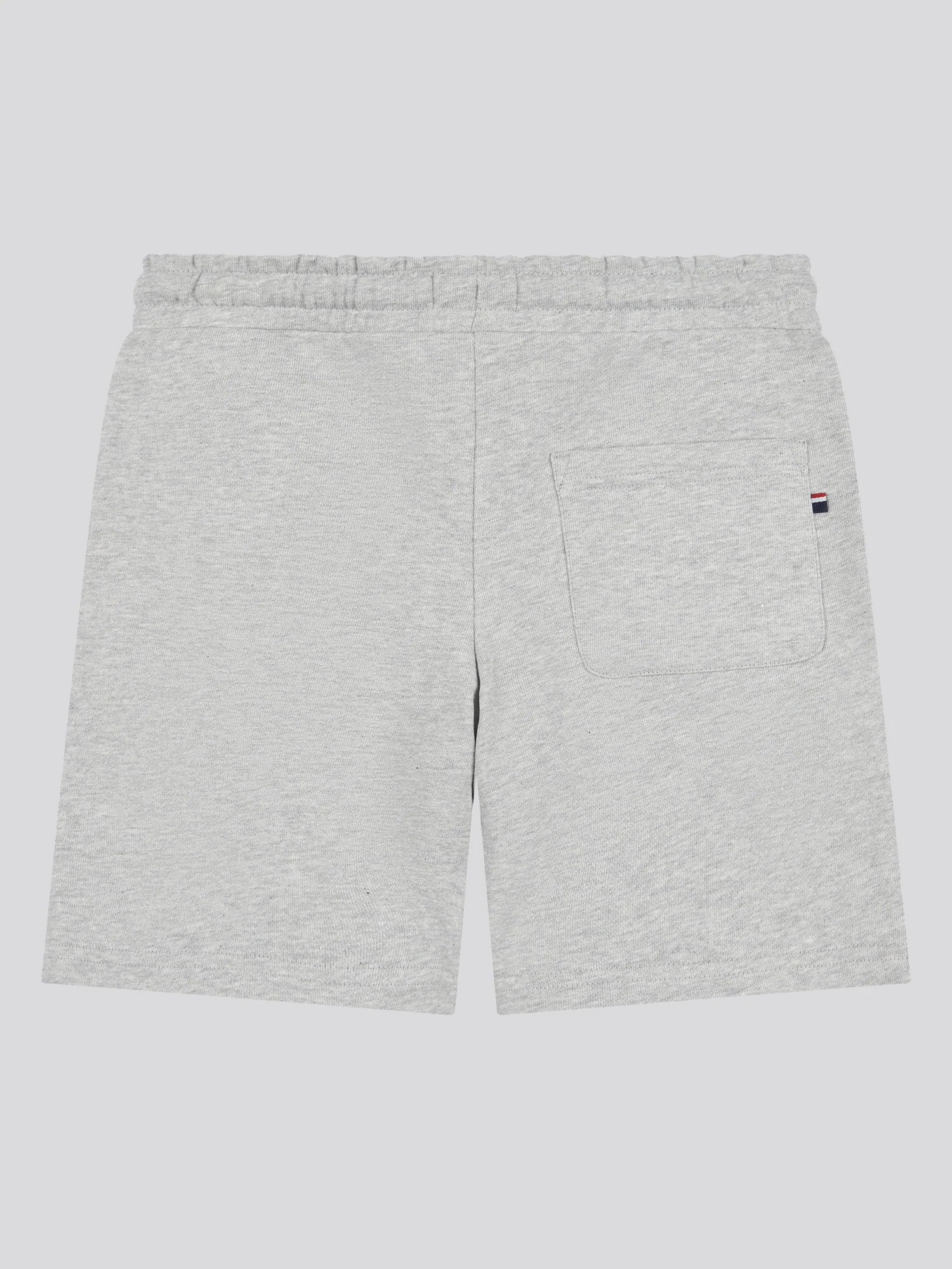Boys Double Horsemen Sweat Short in Mid Grey Marl - Image 6