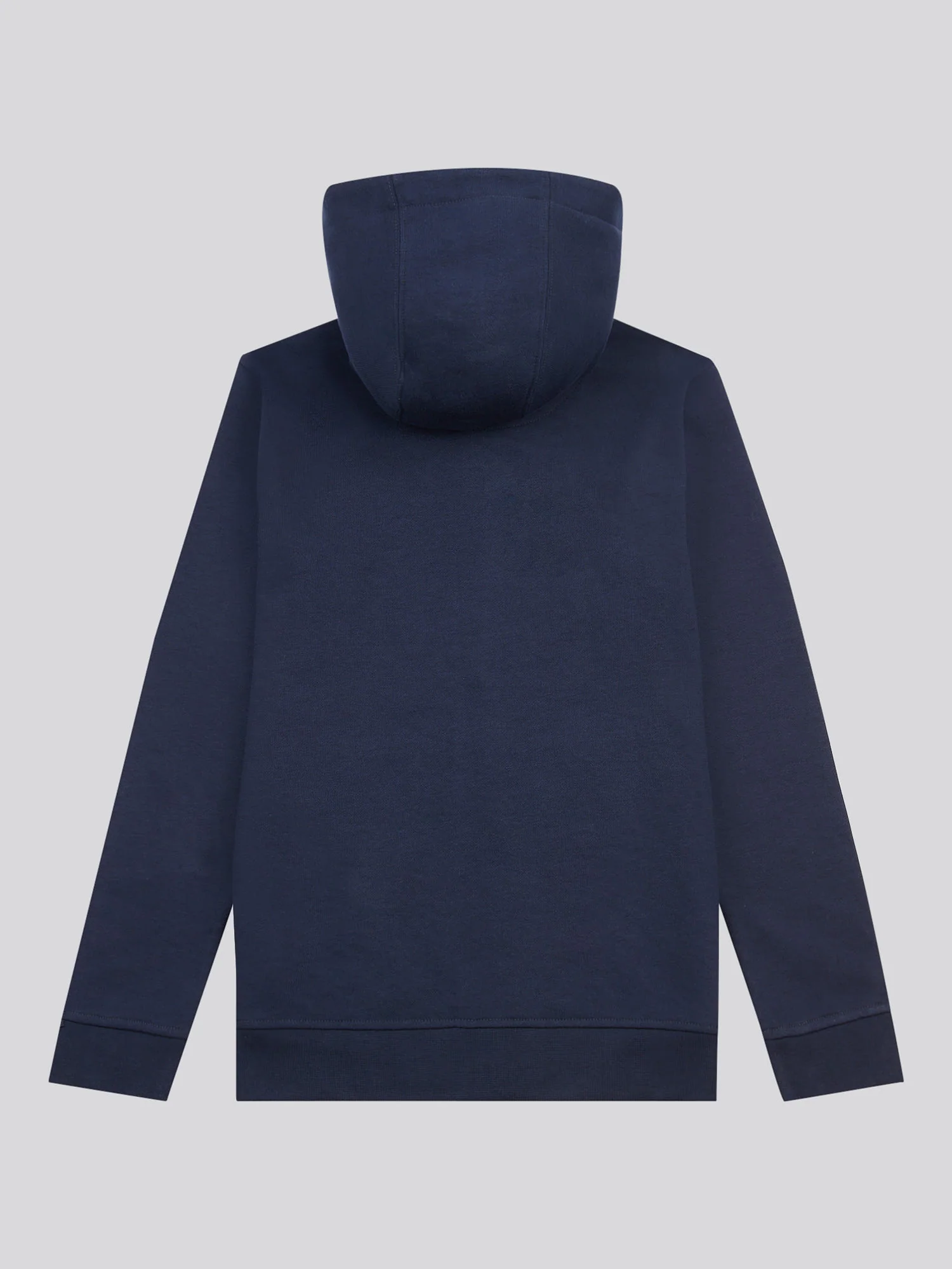 Boys Double Horsemen Zip Hoodie Dark Sapphire Navy / Haute Red DHM - Image 3