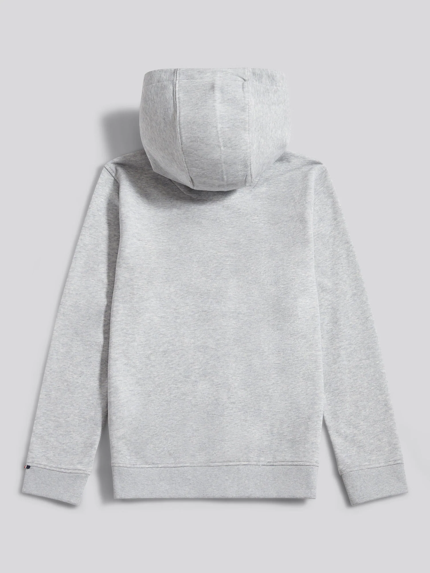 Boys Double Horsemen Zip Hoodie Mid Grey Marl - Image 7
