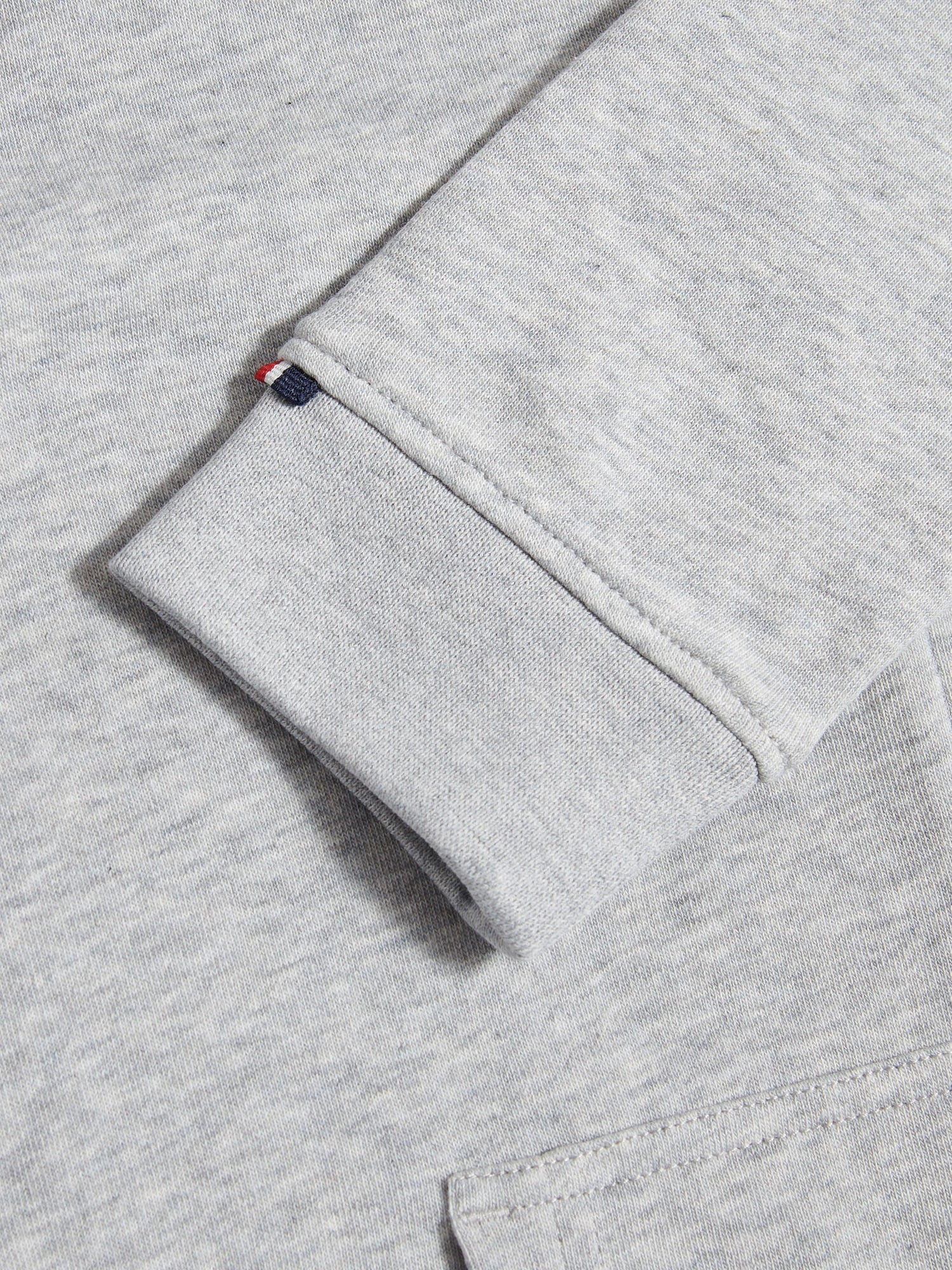 Boys Double Horsemen Zip Hoodie Mid Grey Marl - Image 9