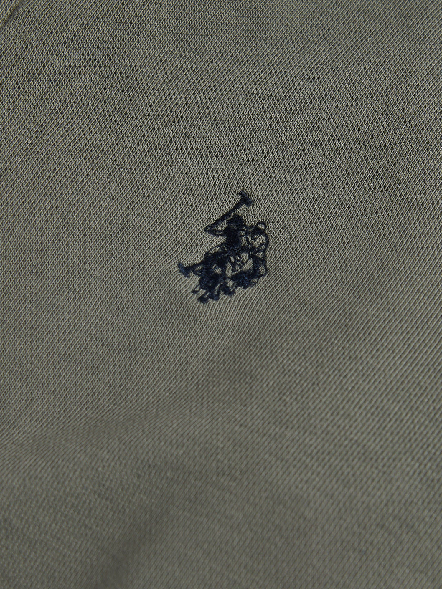 Boys Double Horsemen Zip Hoodie Mulled Basil - Image 8