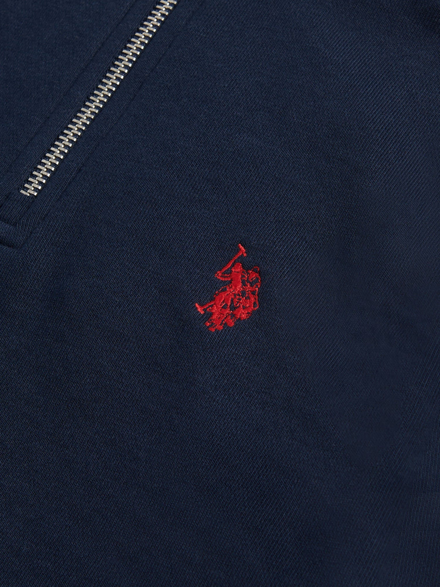 Boys Double Horsemen _ Zip Dark Sapphire Navy / Haute Red DHM - Image 8