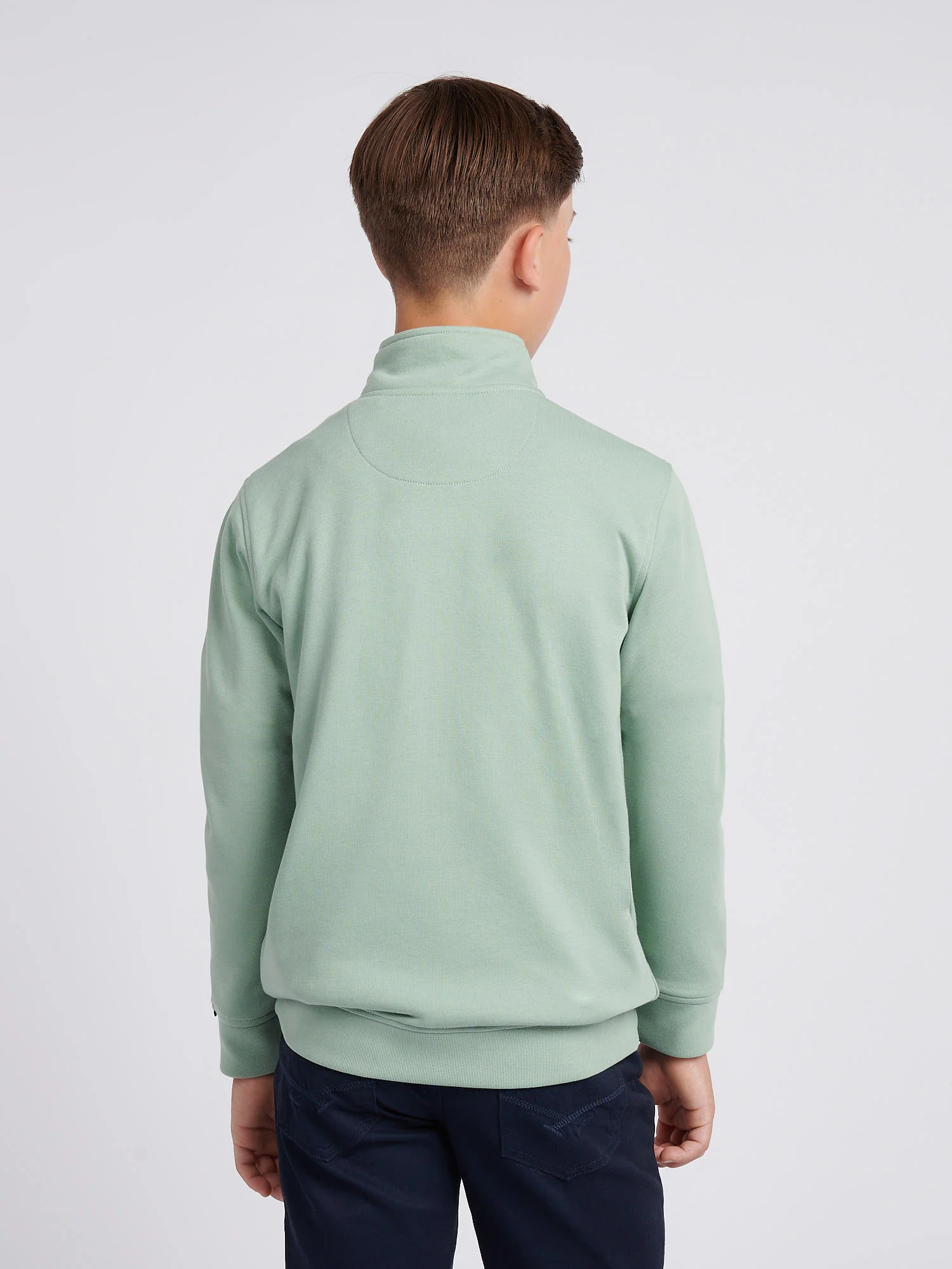 Boys Double Horsemen _ Zip Iceberg Green - Image 4
