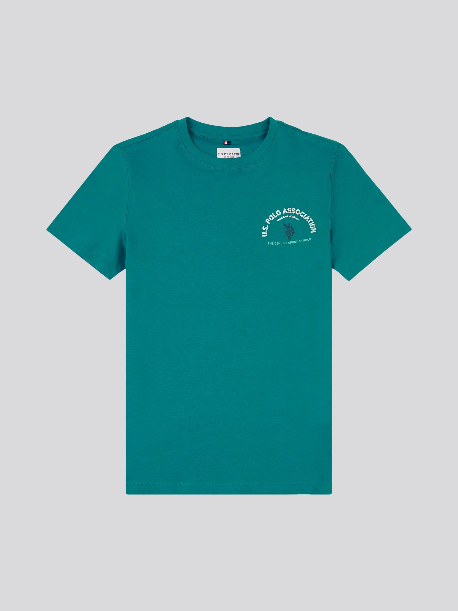 Boys Front Back Print Graphic T-Shirt in Alexandrite - Image 6