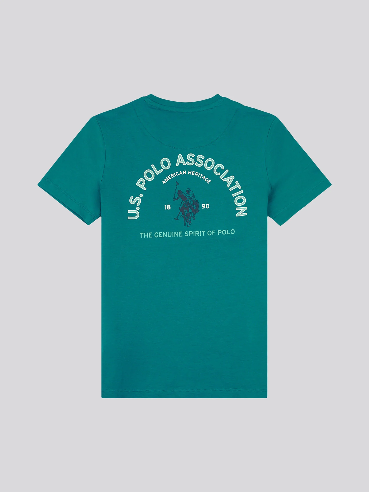 Boys Front Back Print Graphic T-Shirt in Alexandrite - Image 7
