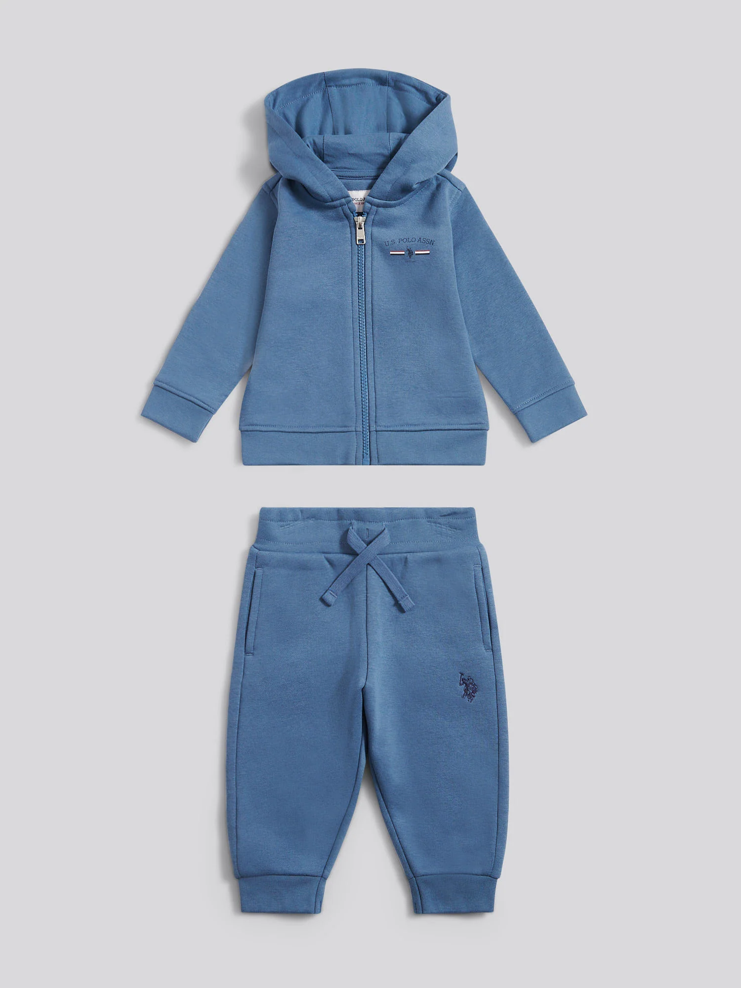 Boys Graphic Zip Hoodie & Jogger Set in Blue Horizon - Image 12