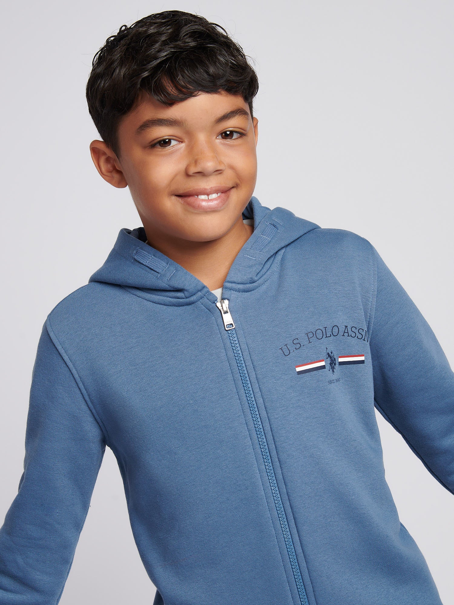 Boys Graphic Zip Hoodie & Jogger Set in Blue Horizon - Image 5