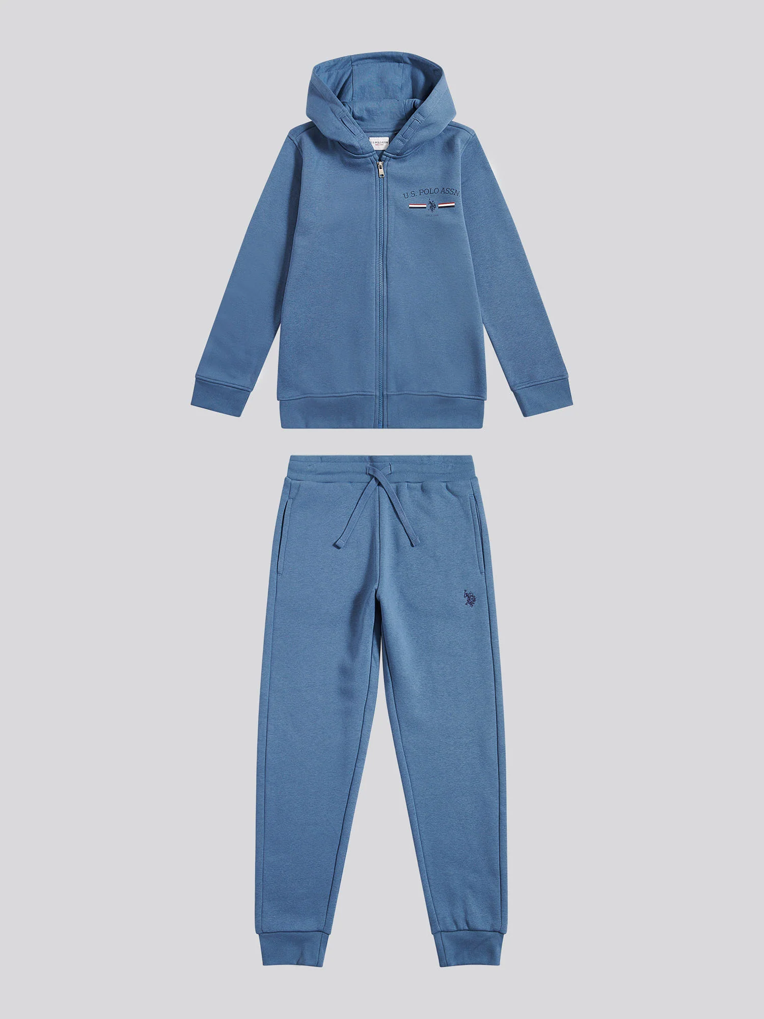 Boys Graphic Zip Hoodie & Jogger Set in Blue Horizon - Image 7