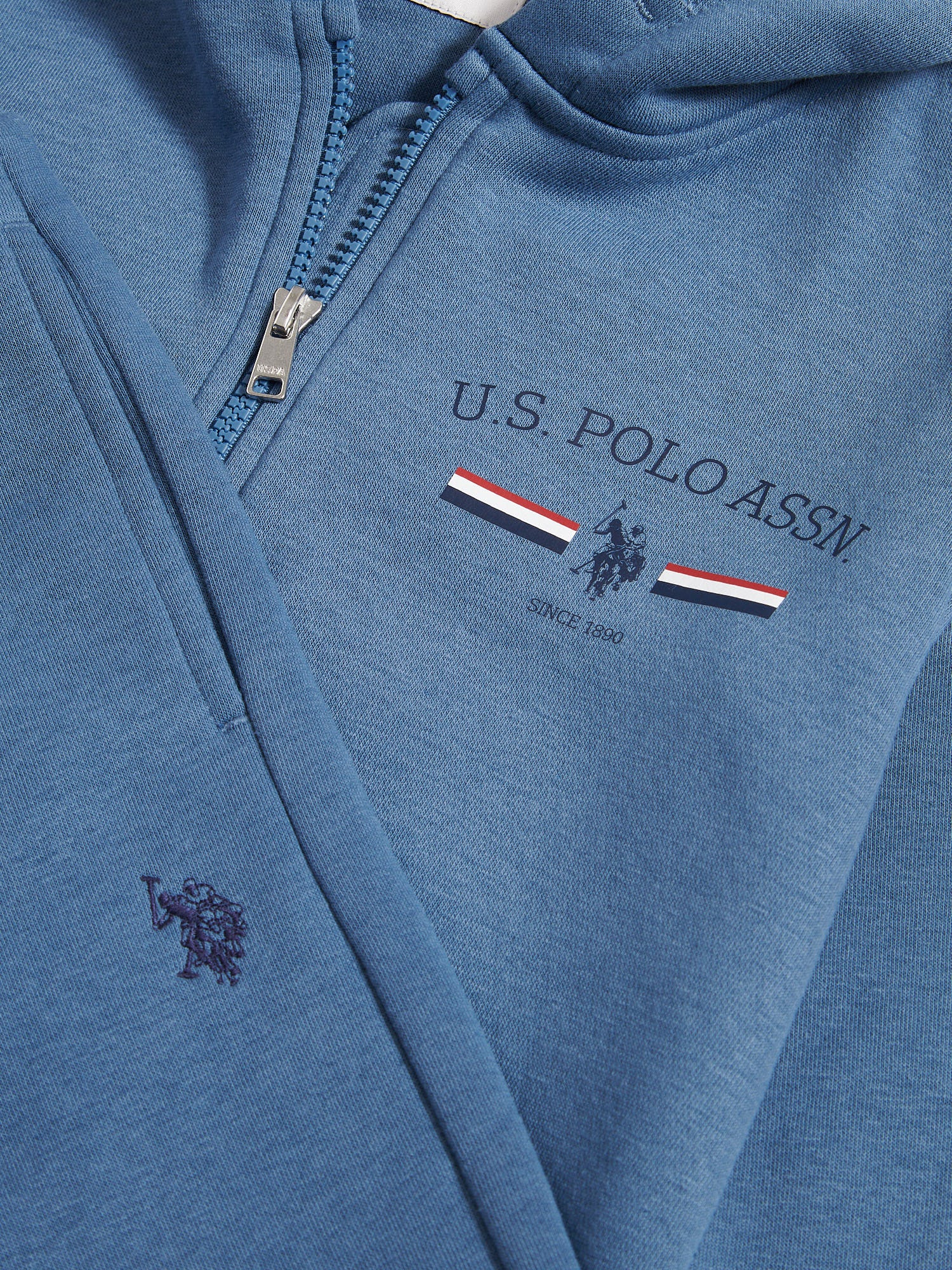 Boys Graphic Zip Hoodie & Jogger Set in Blue Horizon - Image 9