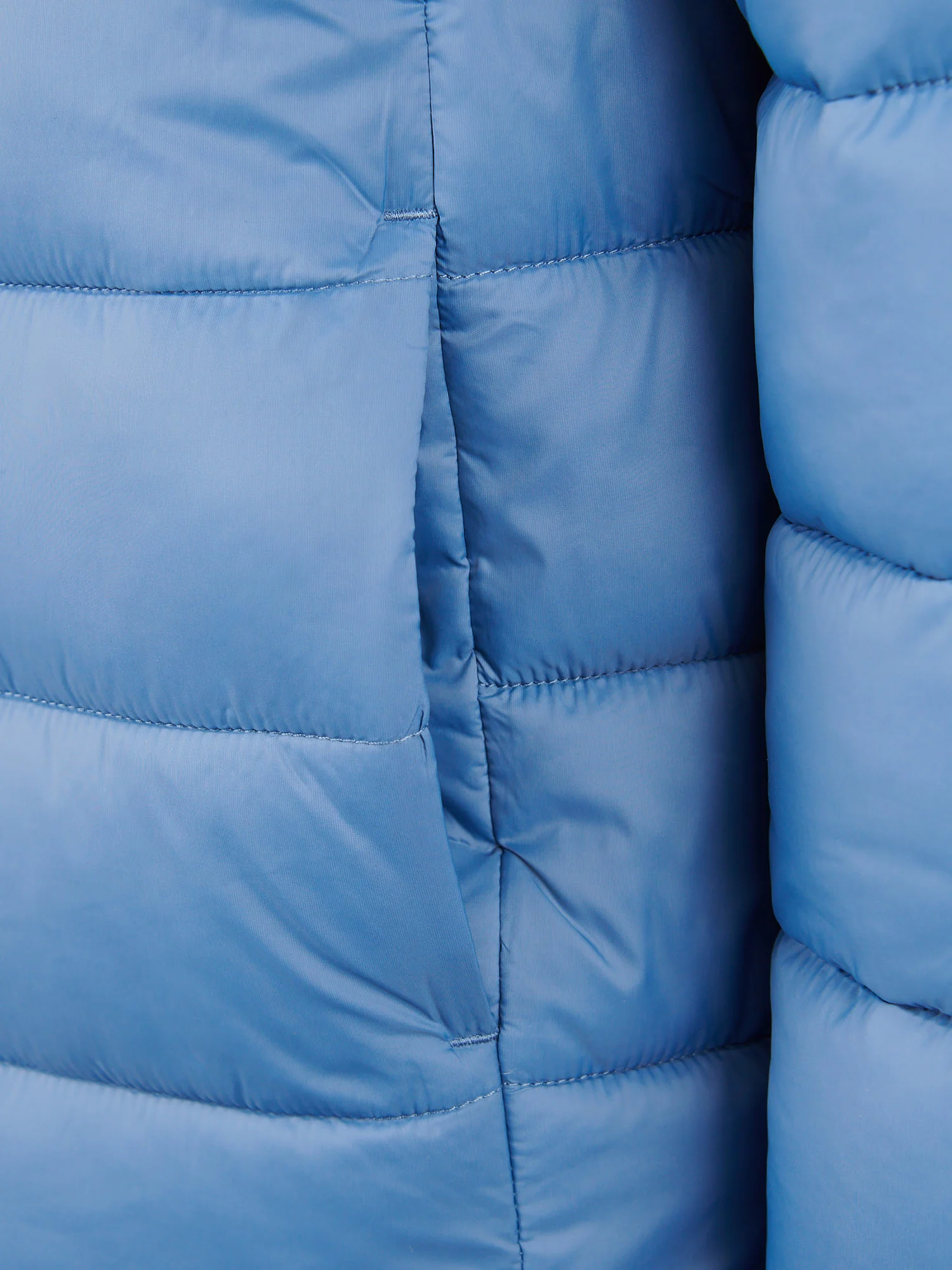 Boys Hooded Quilted Jacket in Blue Horizon - Image 9