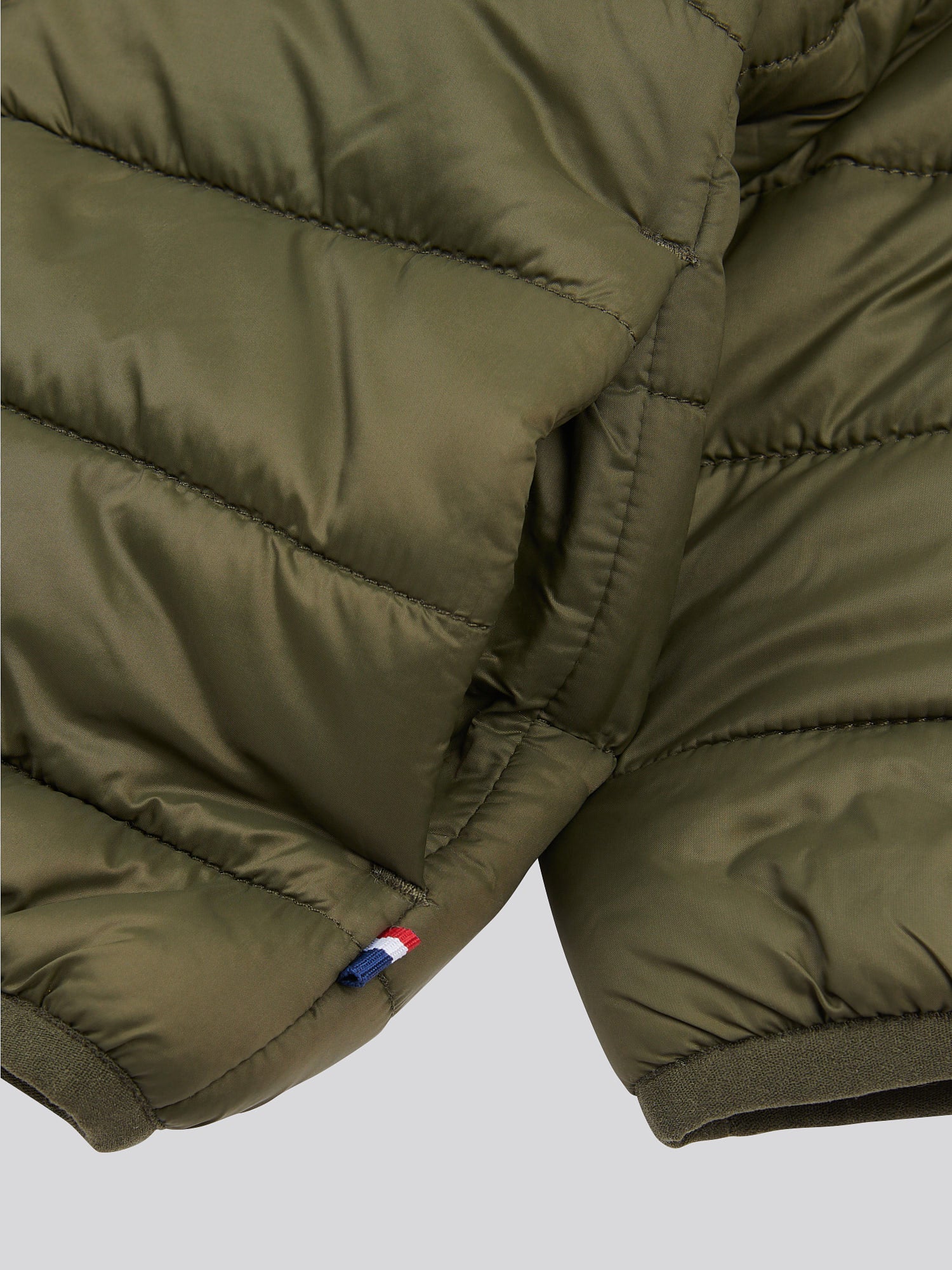Boys Hooded Quilted Jacket with Peak in Forest Night - Image 4
