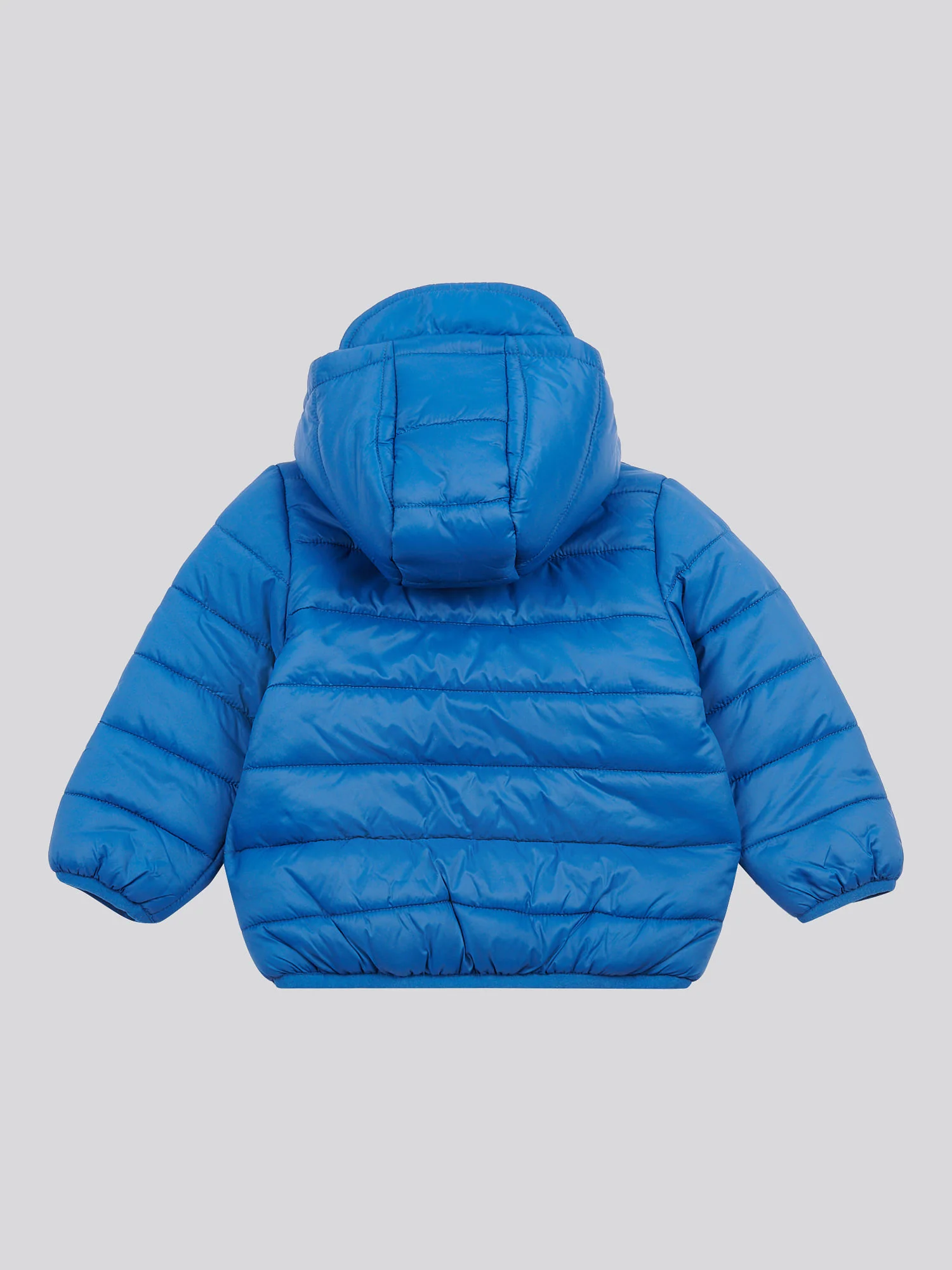 Boys Hooded Quilted Jacket with Peak in Limoges - Image 2