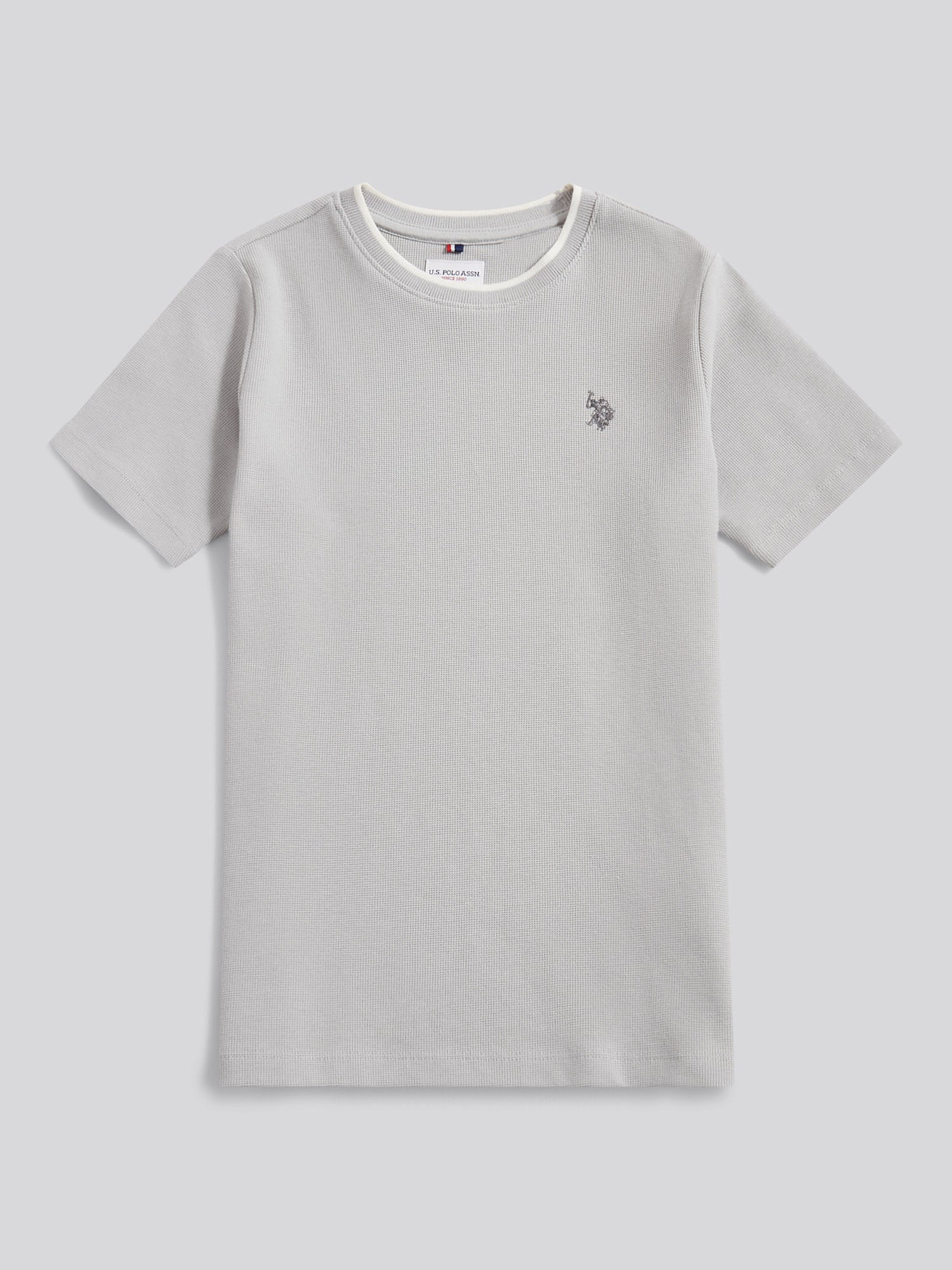 Boys Knit Texture T-Shirt in High Rise - Image 5