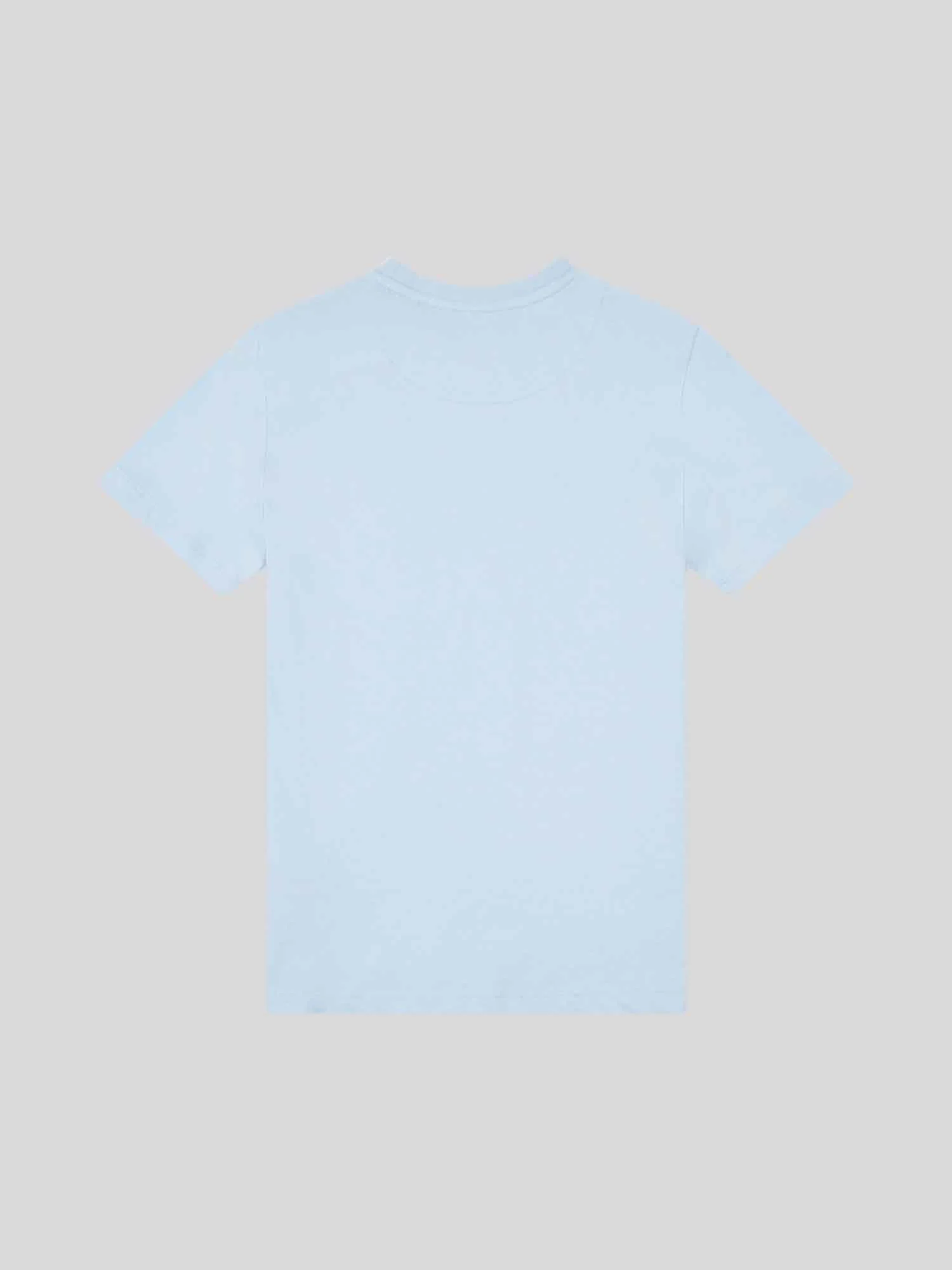 Boys Large Double Horsemen Graphic T-Shirt in Chambray Blue - Image 7