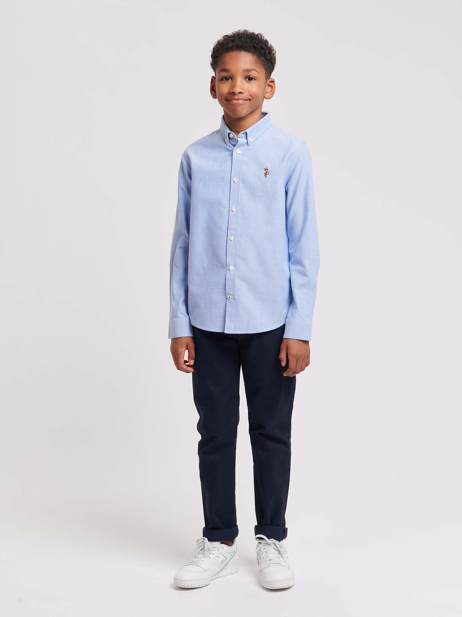 Boys Oxford Shirt in Blue Yonder - Image 2