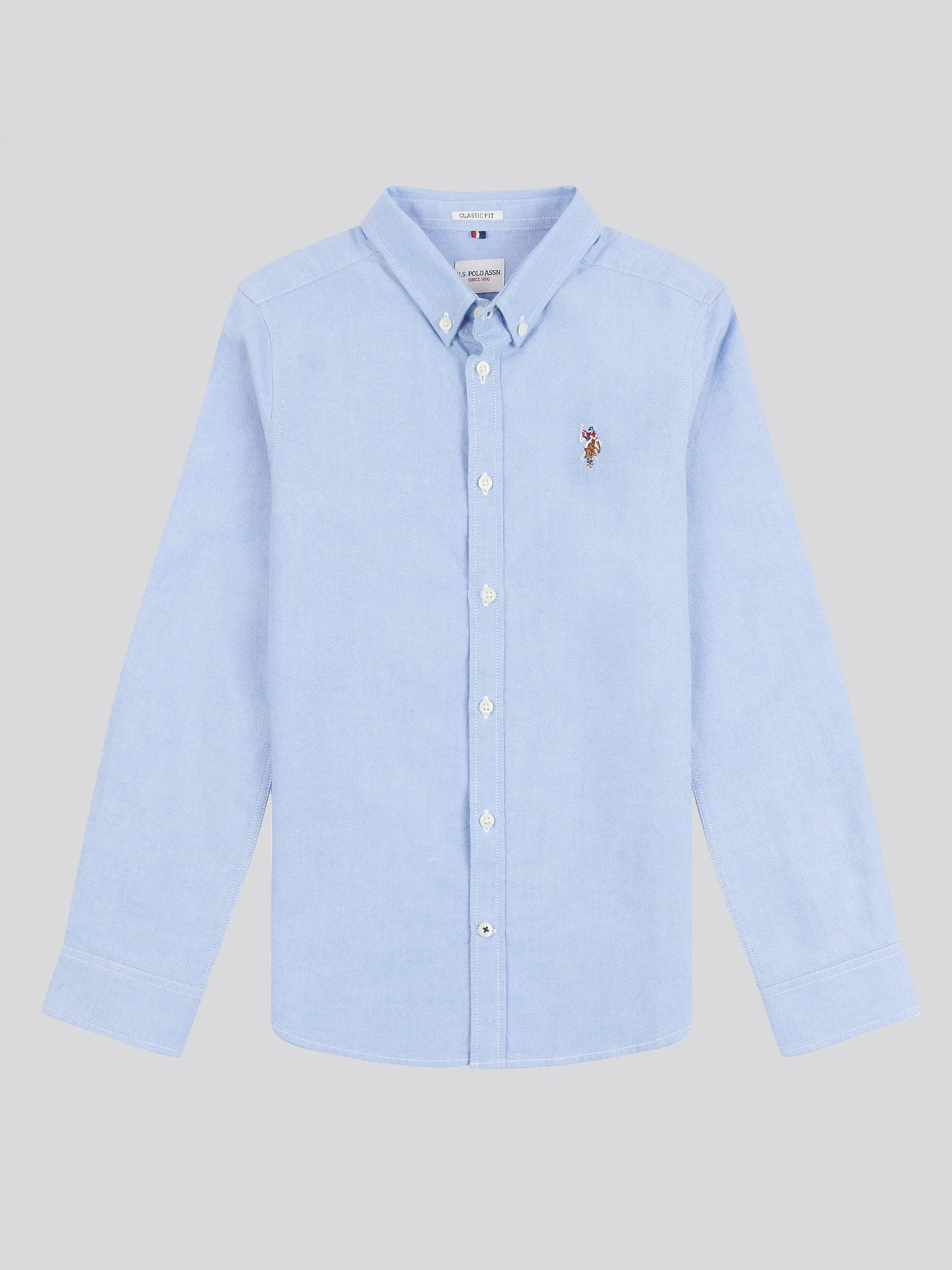 Boys Oxford Shirt in Blue Yonder - Image 5