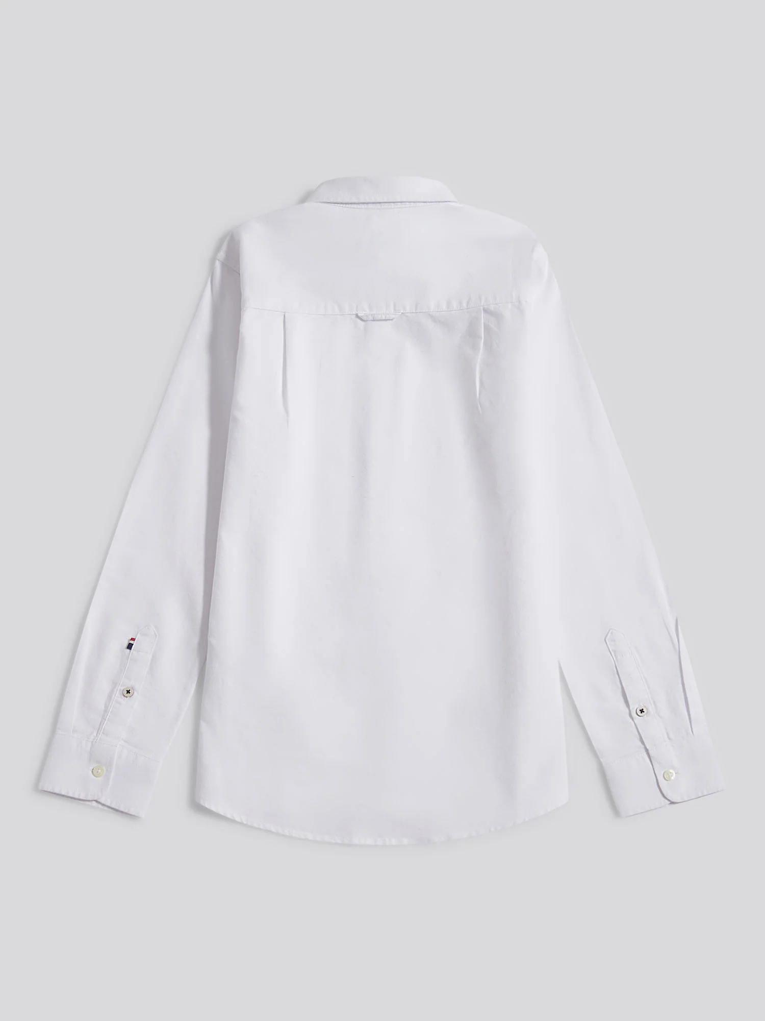 Boys Oxford Shirt in Bright White - Image 7