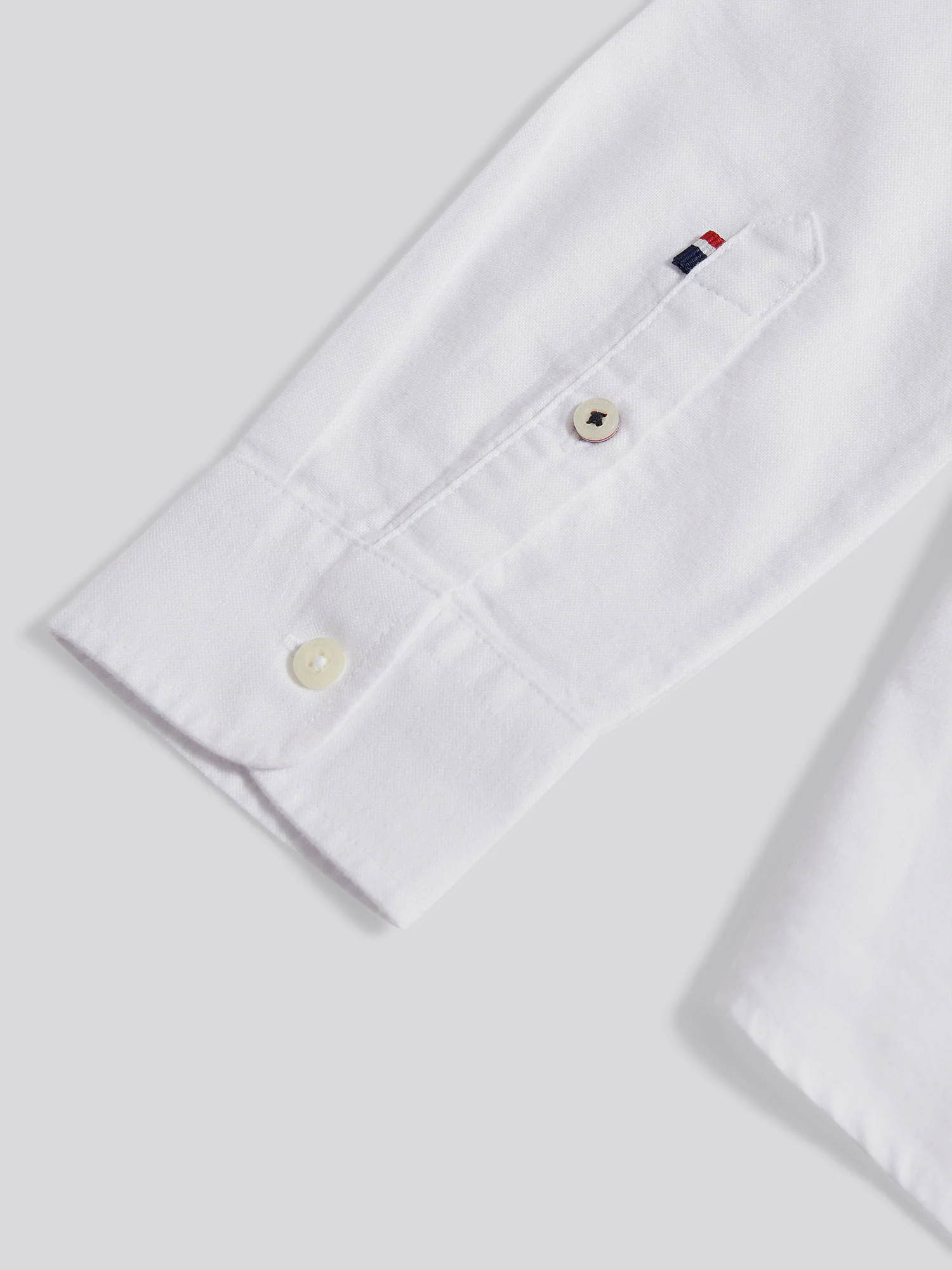 Boys Oxford Shirt in Bright White - Image 9
