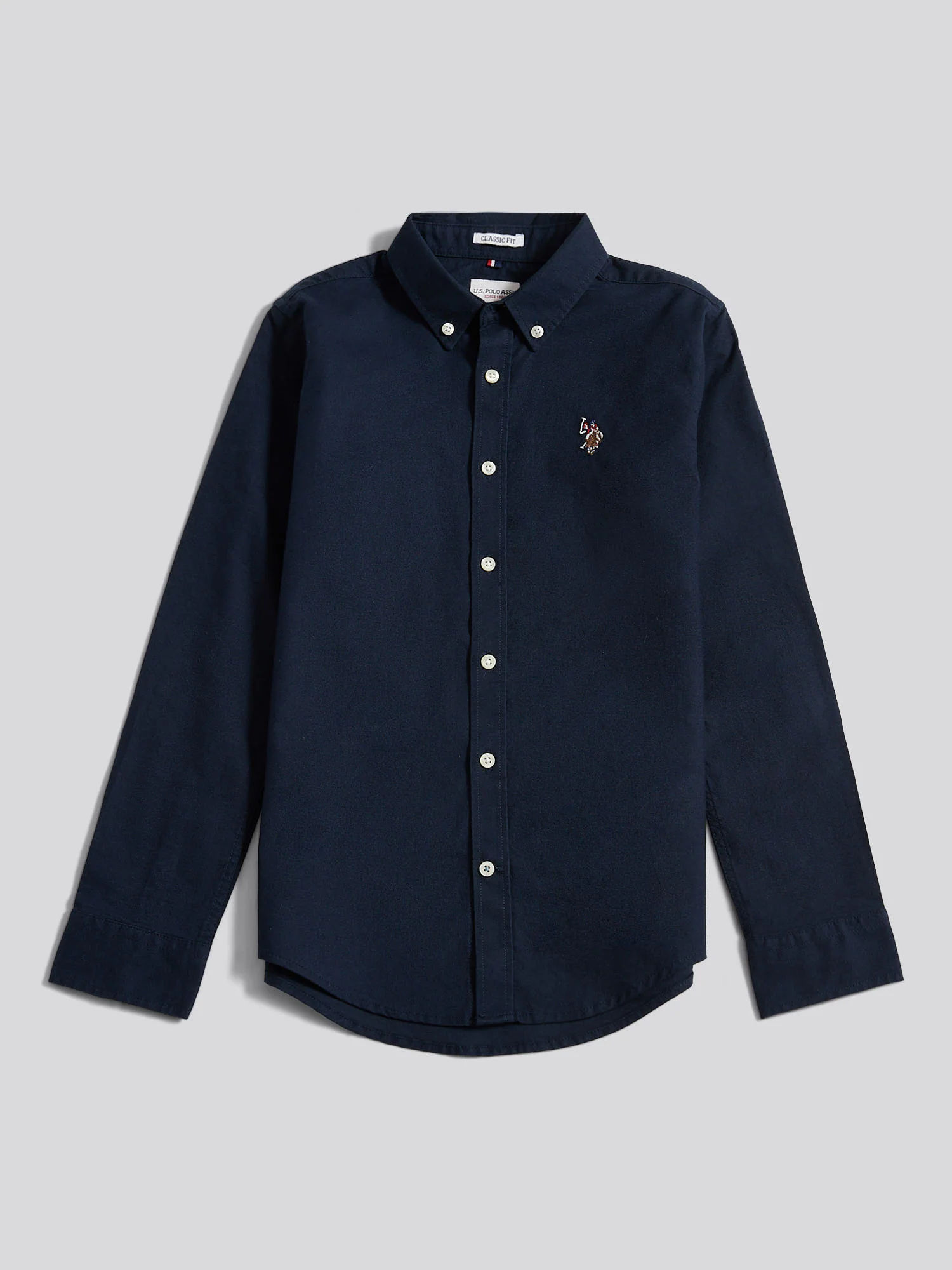 Boys Oxford Shirt in Dark Sapphire Navy - Image 6