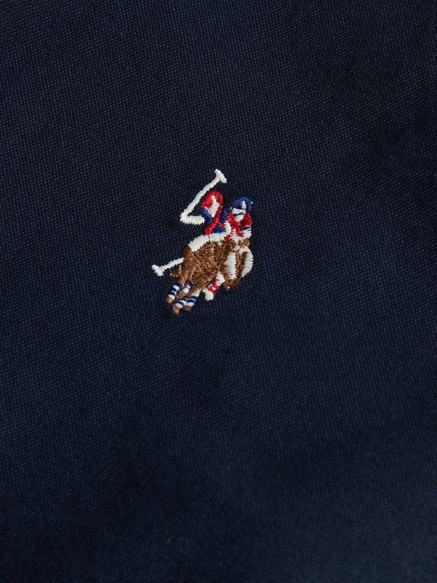Boys Oxford Shirt in Dark Sapphire Navy - Image 8