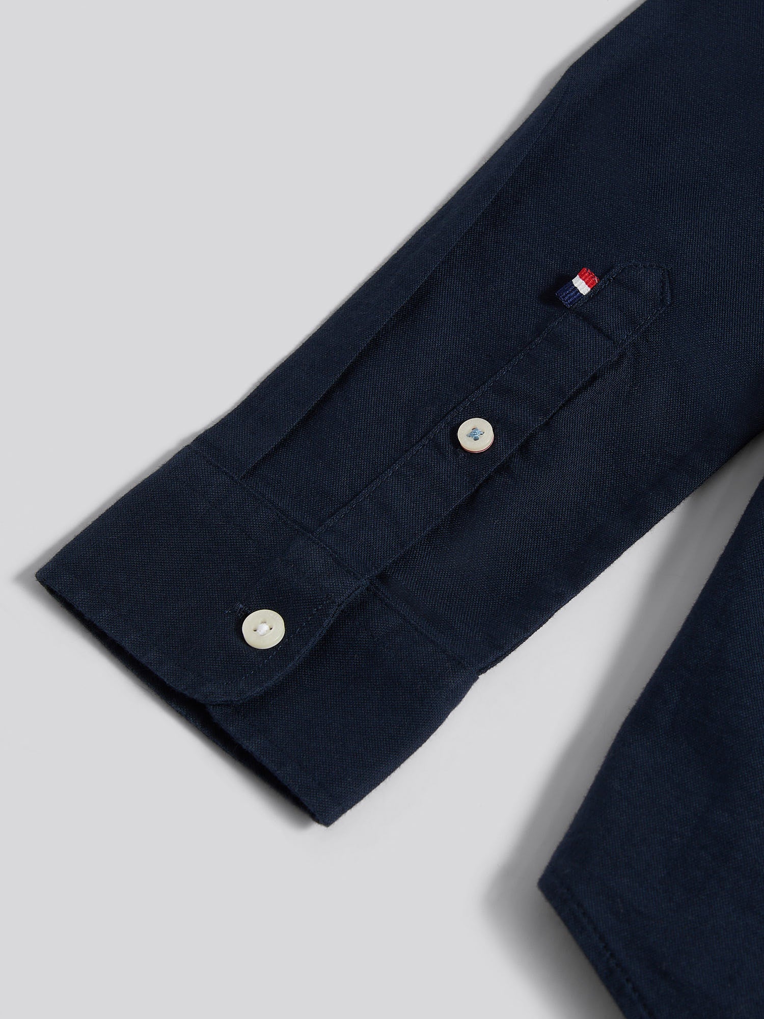 Boys Oxford Shirt in Dark Sapphire Navy - Image 9