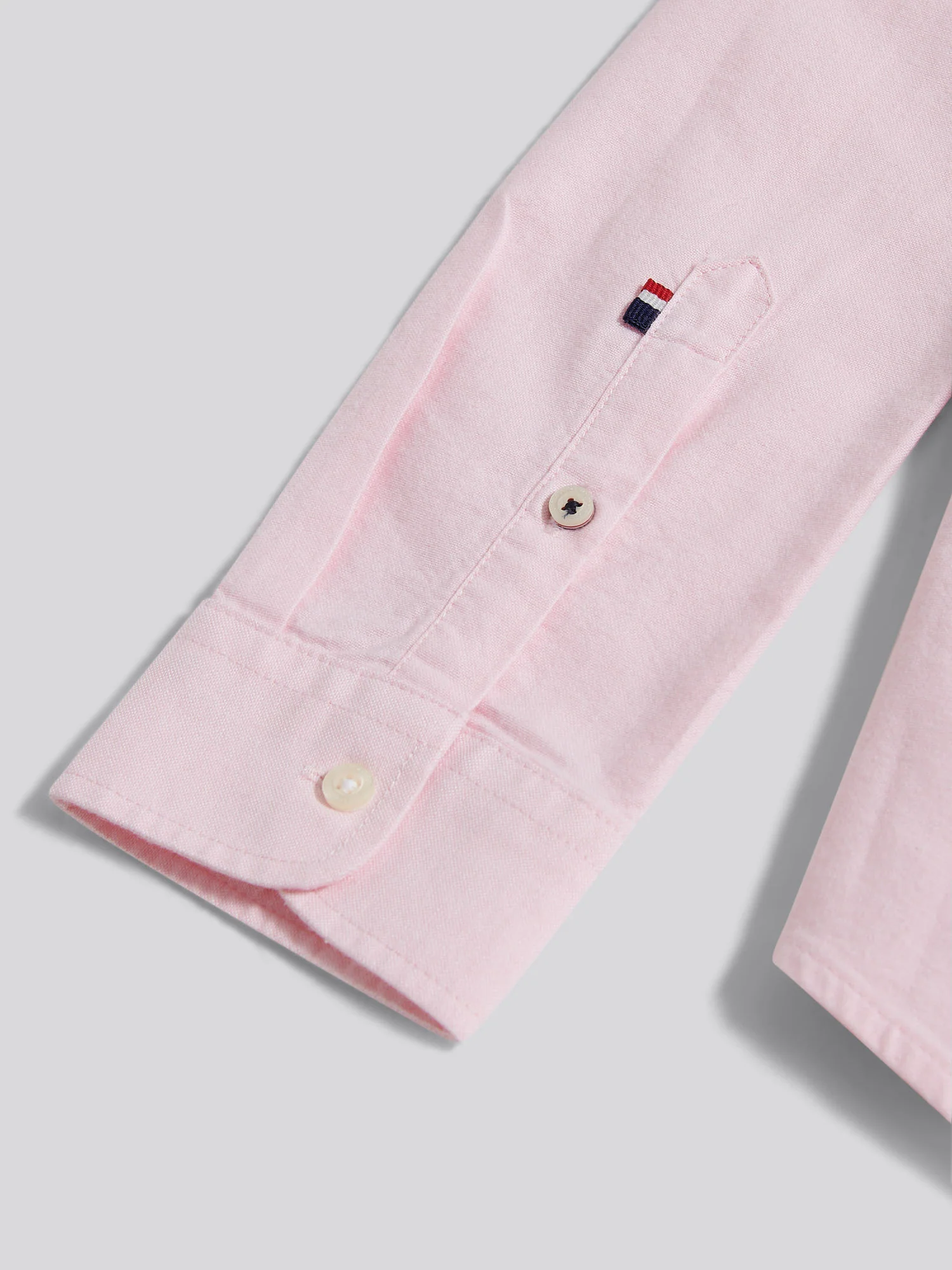 Boys Oxford Shirt in Orchid Pink - Image 9