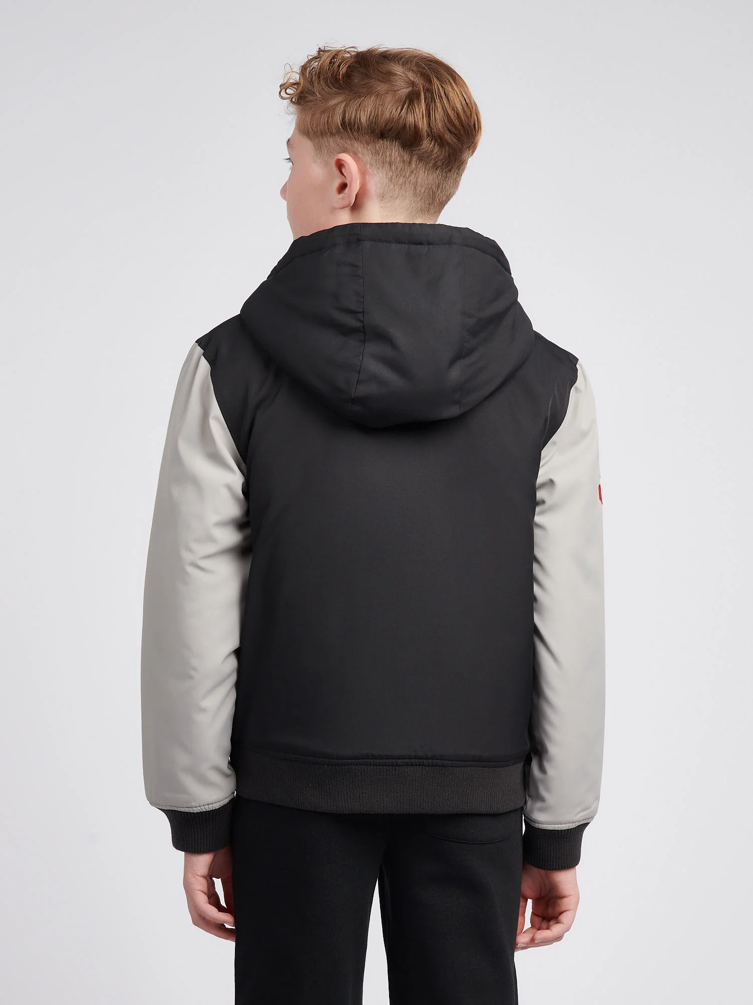 Boys Player 3 Bomber in Black - Image 4