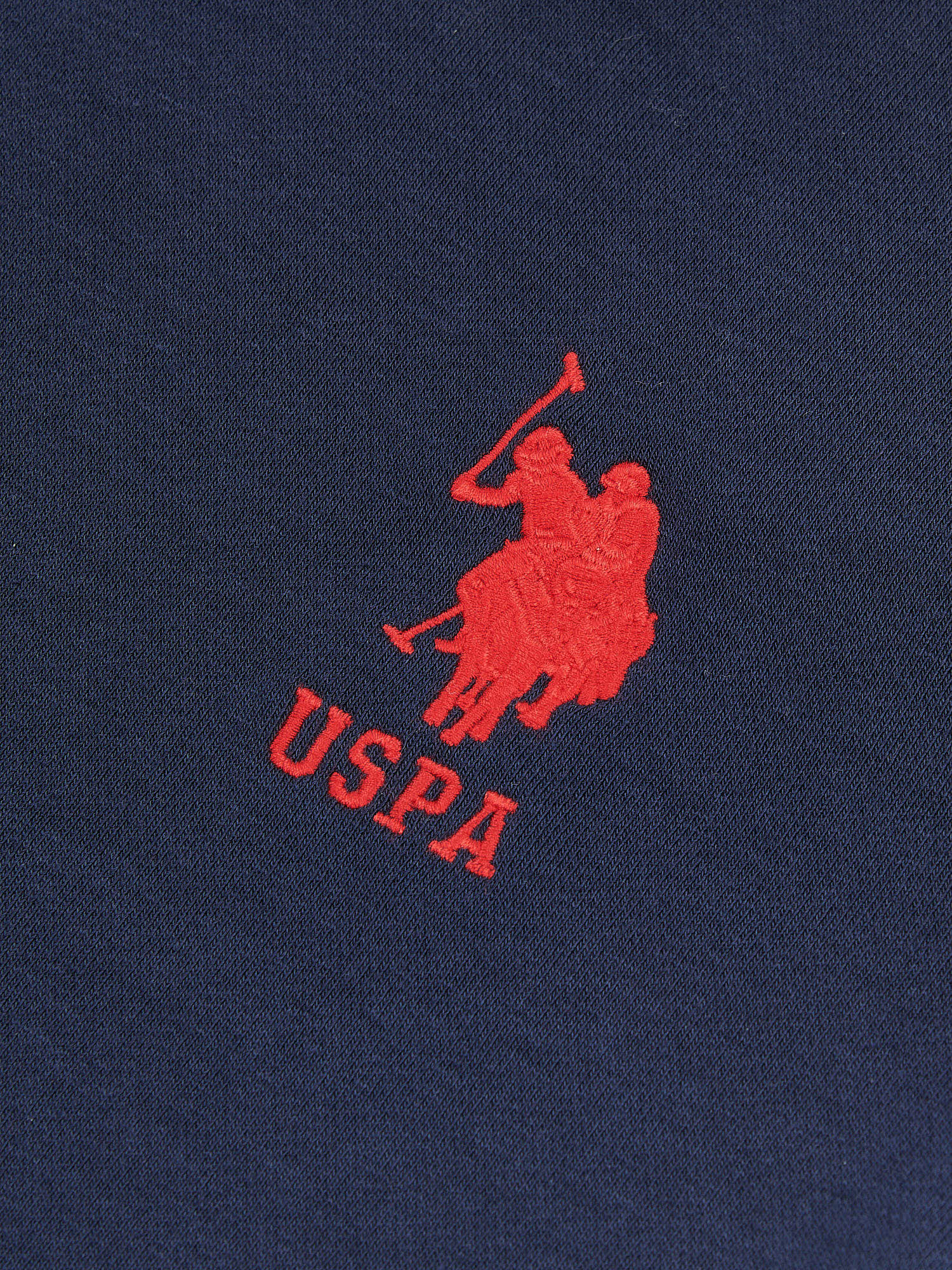 Boys Player 3 Hoodie in Dark Sapphire Navy / Haute Red DHM - Image 9