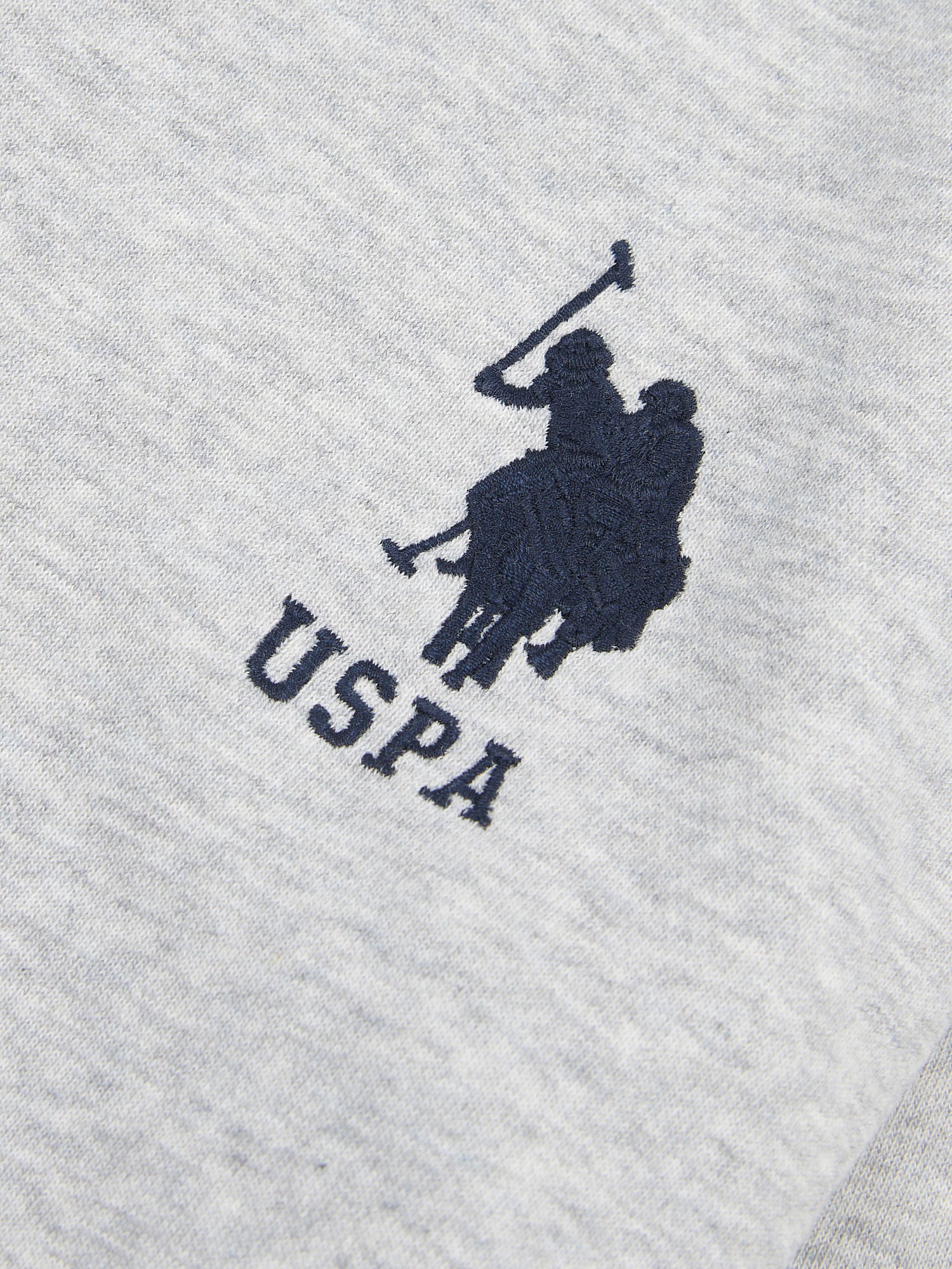 Boys Player 3 Hoodie in Mid Grey Marl - Image 8