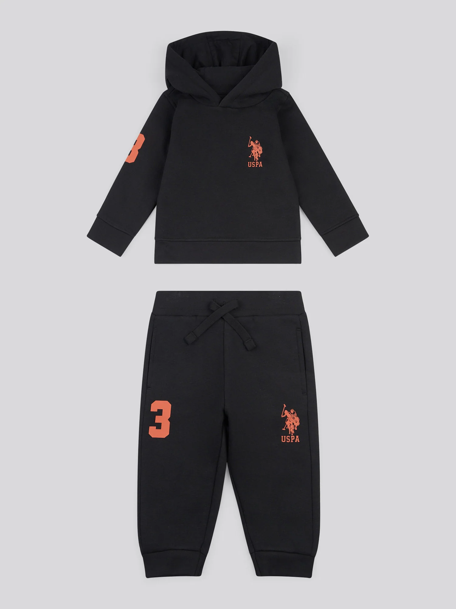 Boys Player 3 Hoodie & Jogger Set in Black - Image 13