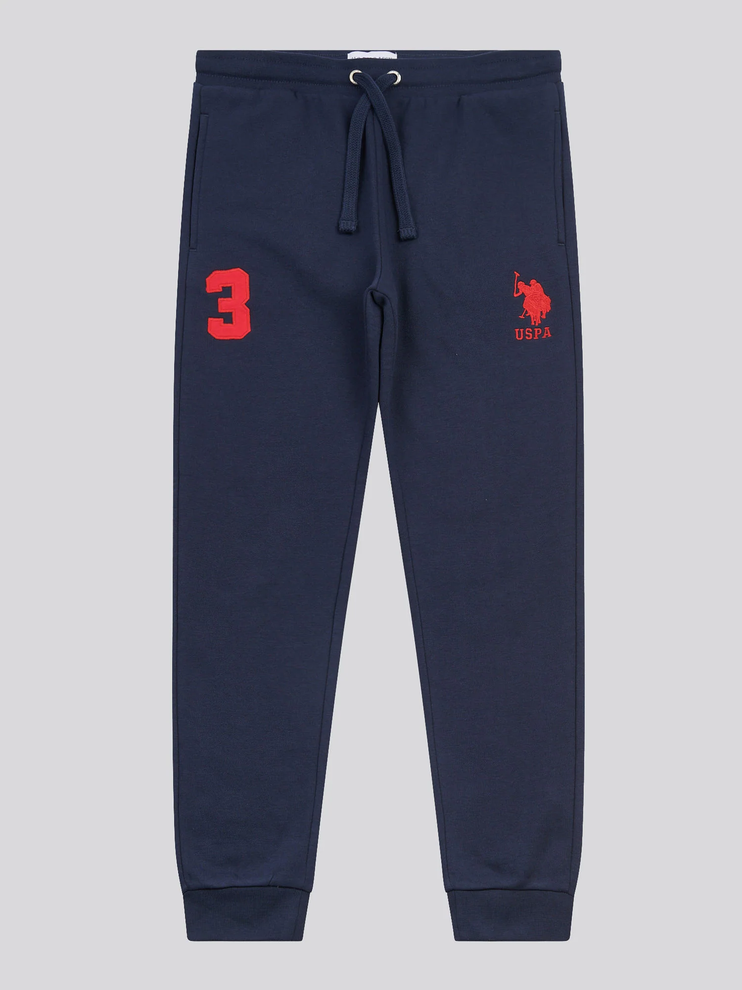 Boys Player 3 Jogger in Dark Sapphire Navy / Haute Red DHM - Image 7
