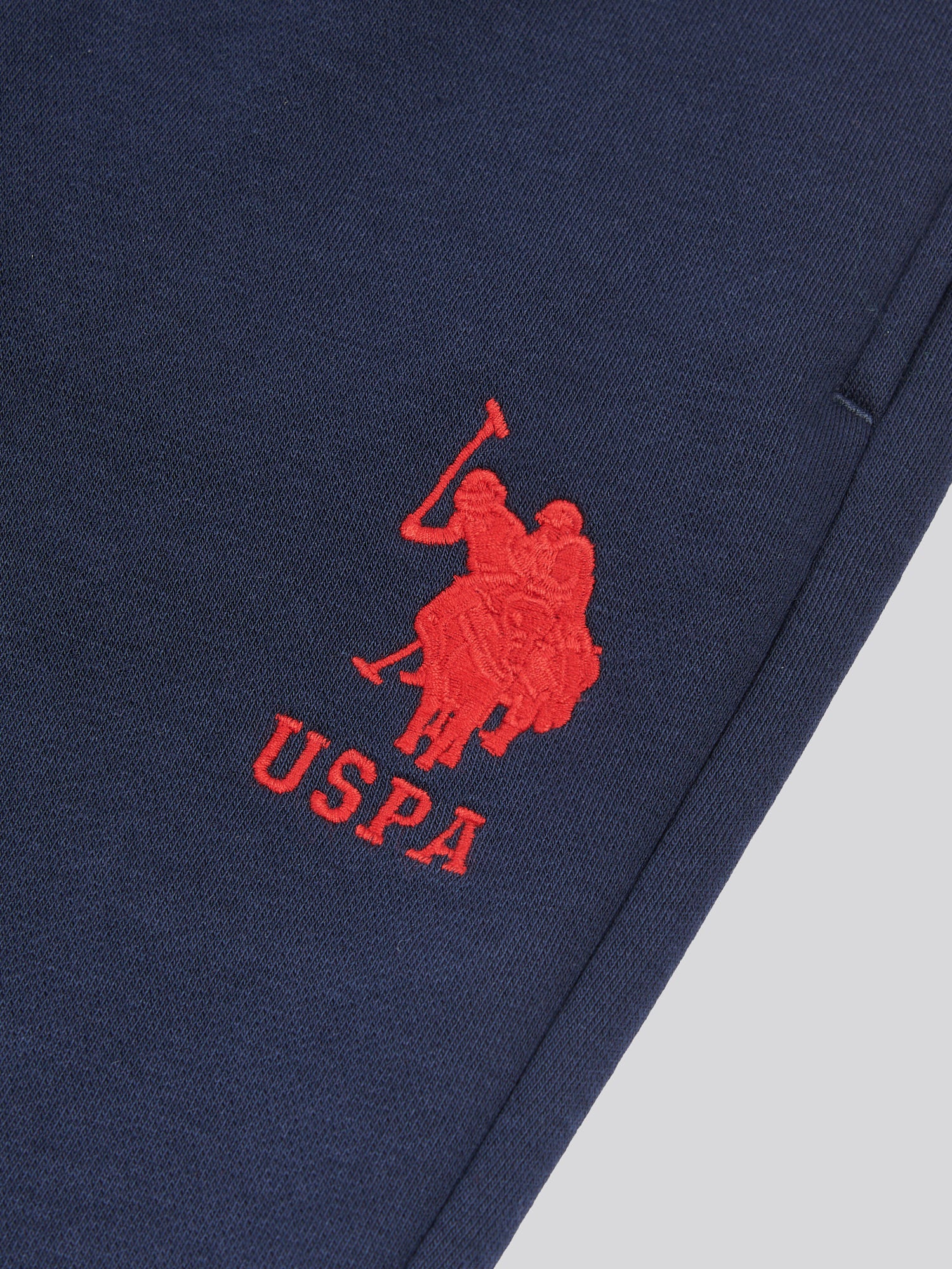 Boys Player 3 Jogger in Dark Sapphire Navy / Haute Red DHM - Image 9