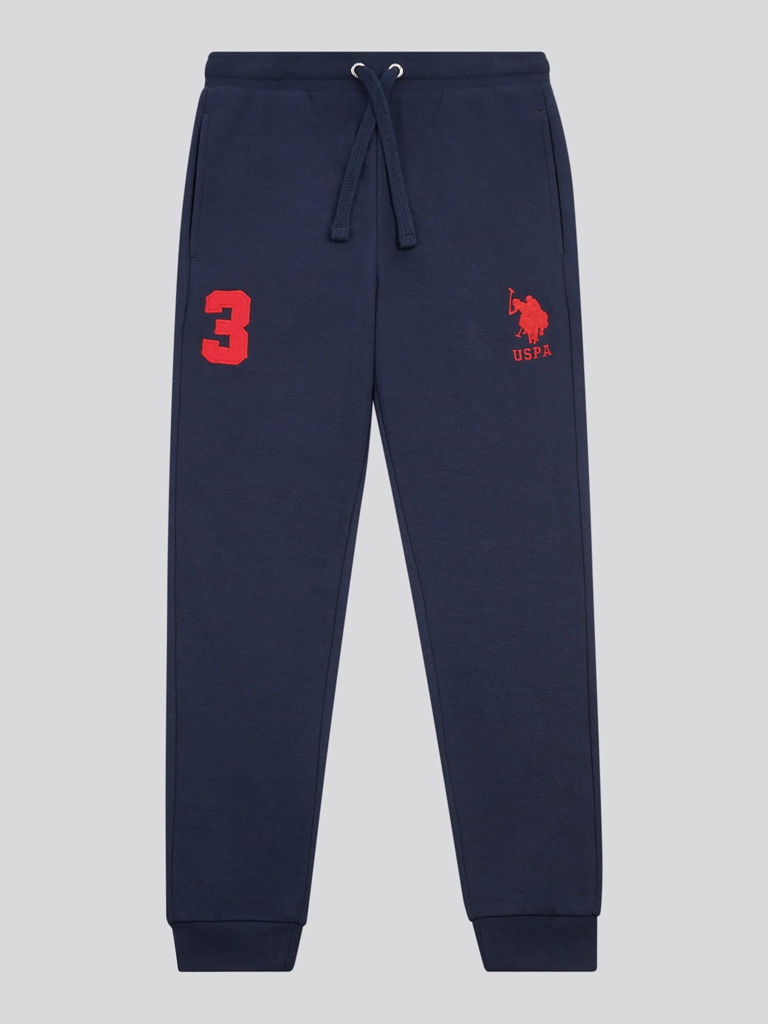 Boys Player 3 Loopback Jogger in Dark Sapphire Navy / Haute Red DHM - Image 7