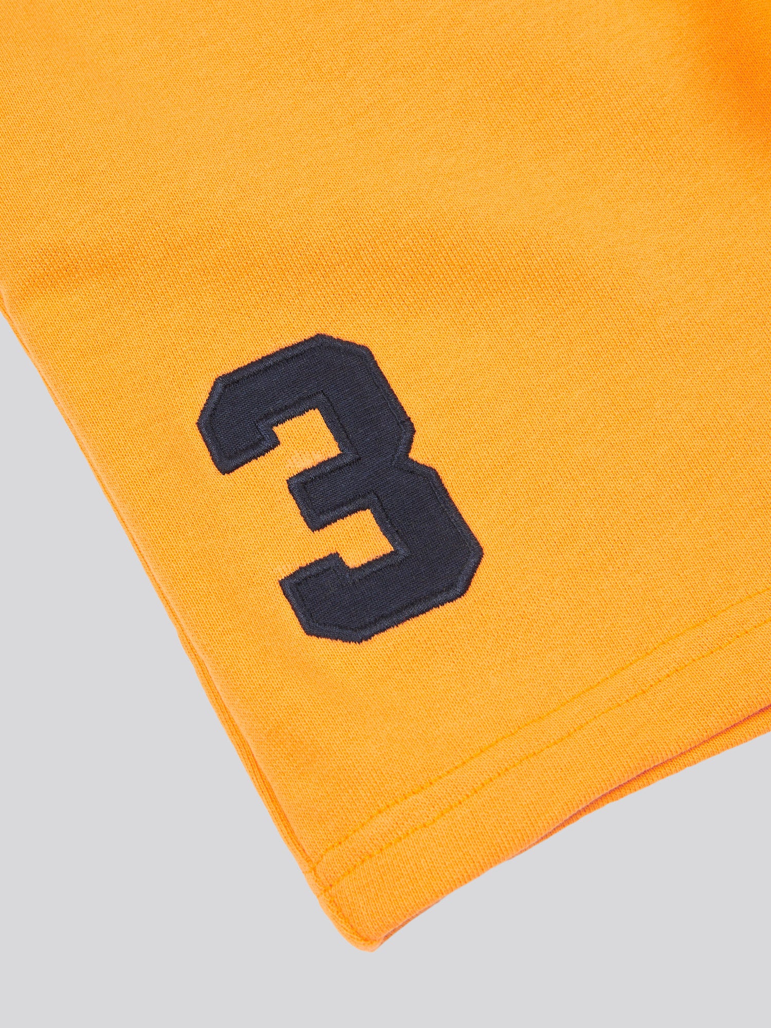 Boys Player 3 Marl Sweat Shorts in Apricot - Image 4