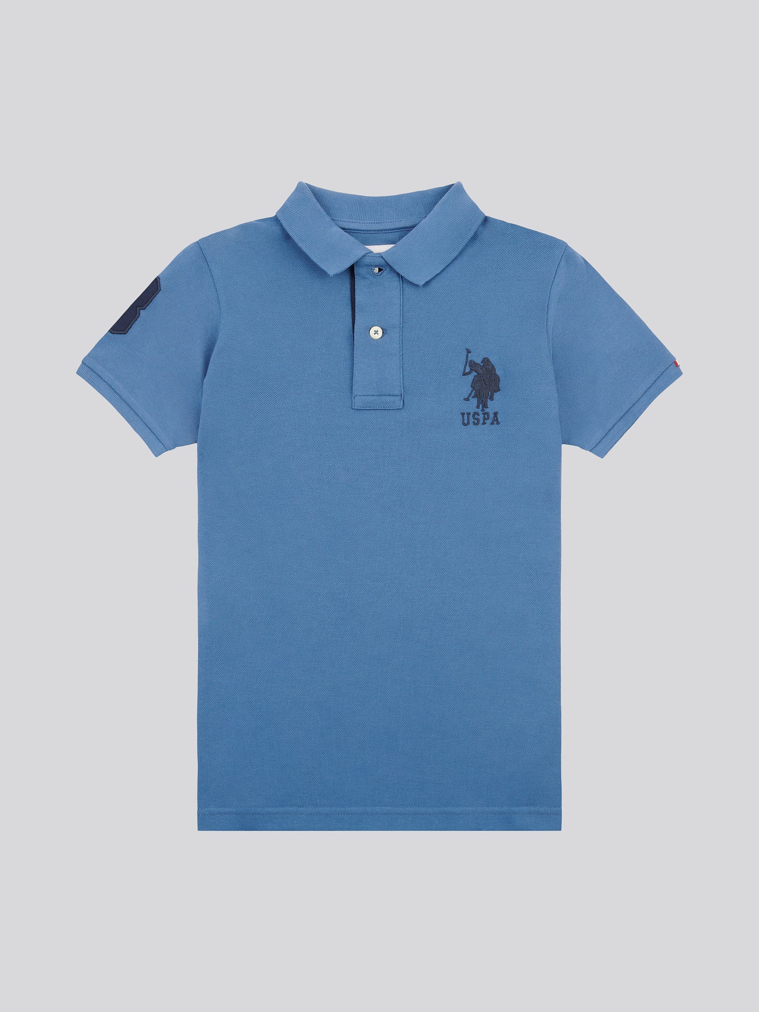 Boys Player 3 Polo Shirt in Blue Horizon - Image 5